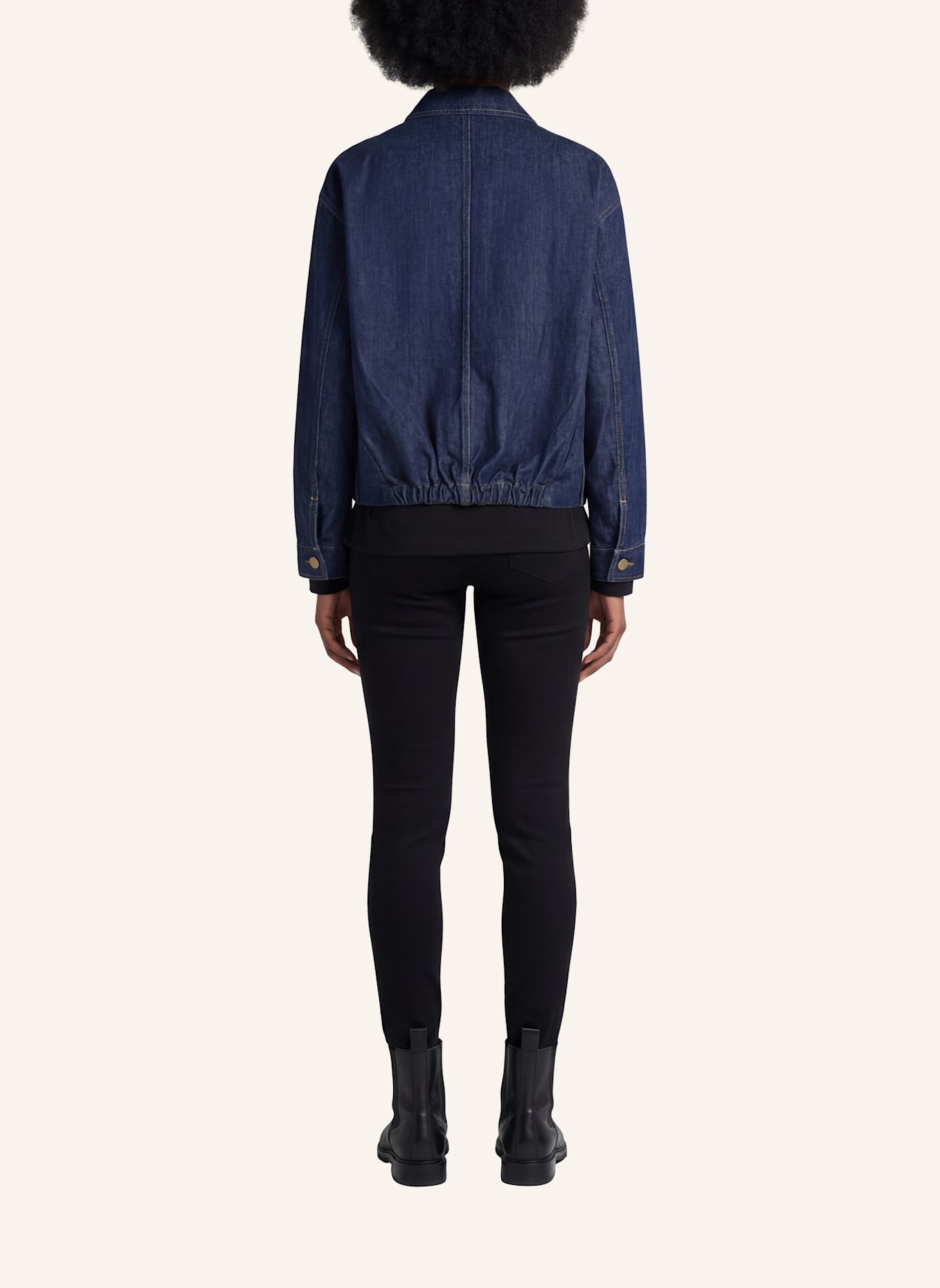 BLONDE No.8 Jeansjacke LE PEUX: DUNKELBLAU