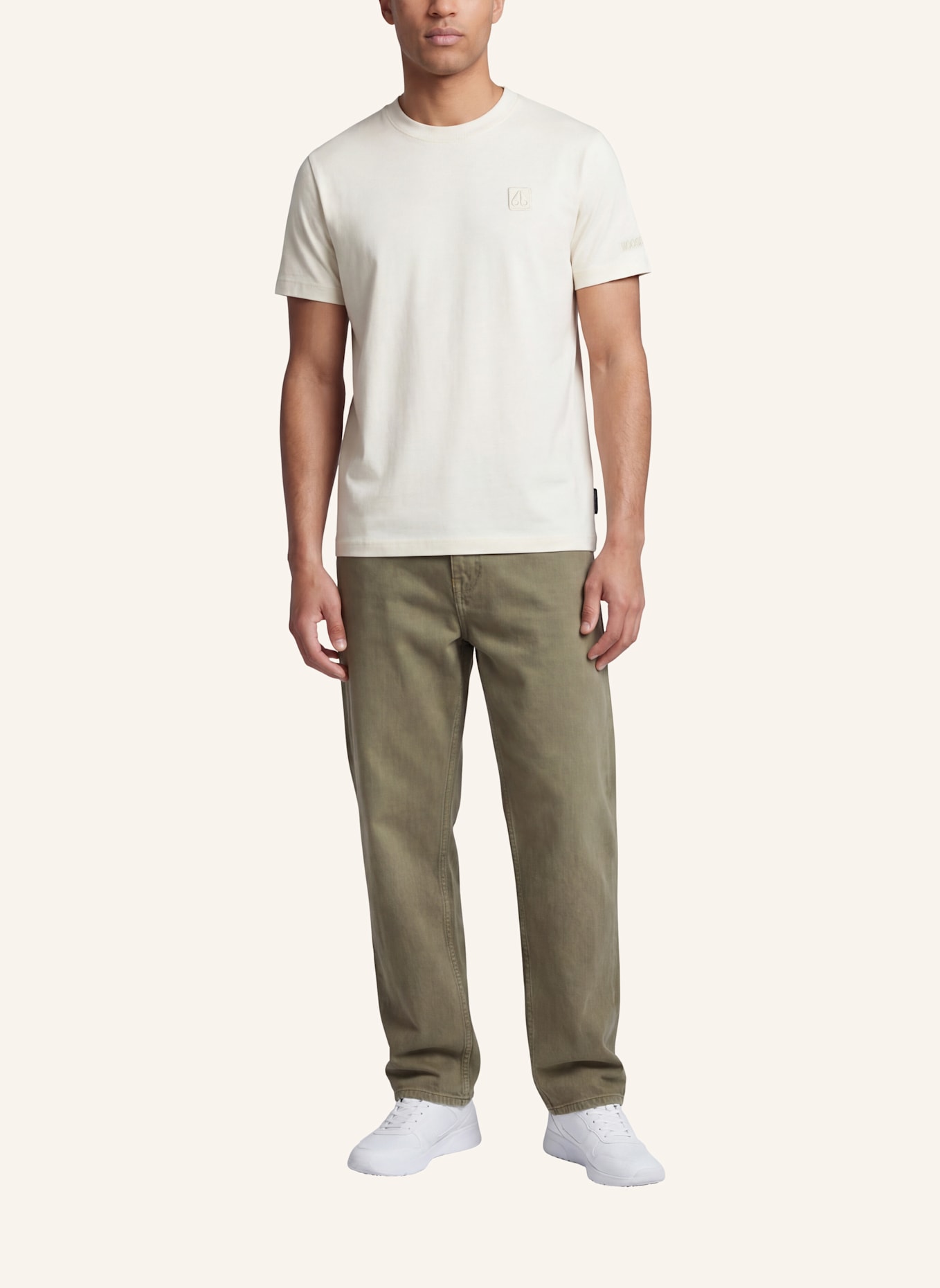 MOOSE KNUCKLES T-Shirt DULUTH: CREME