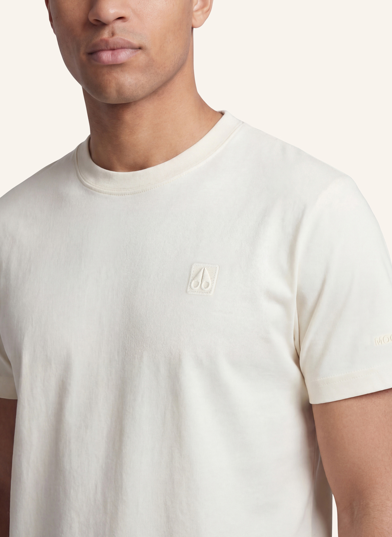 MOOSE KNUCKLES T-Shirt DULUTH: CREME