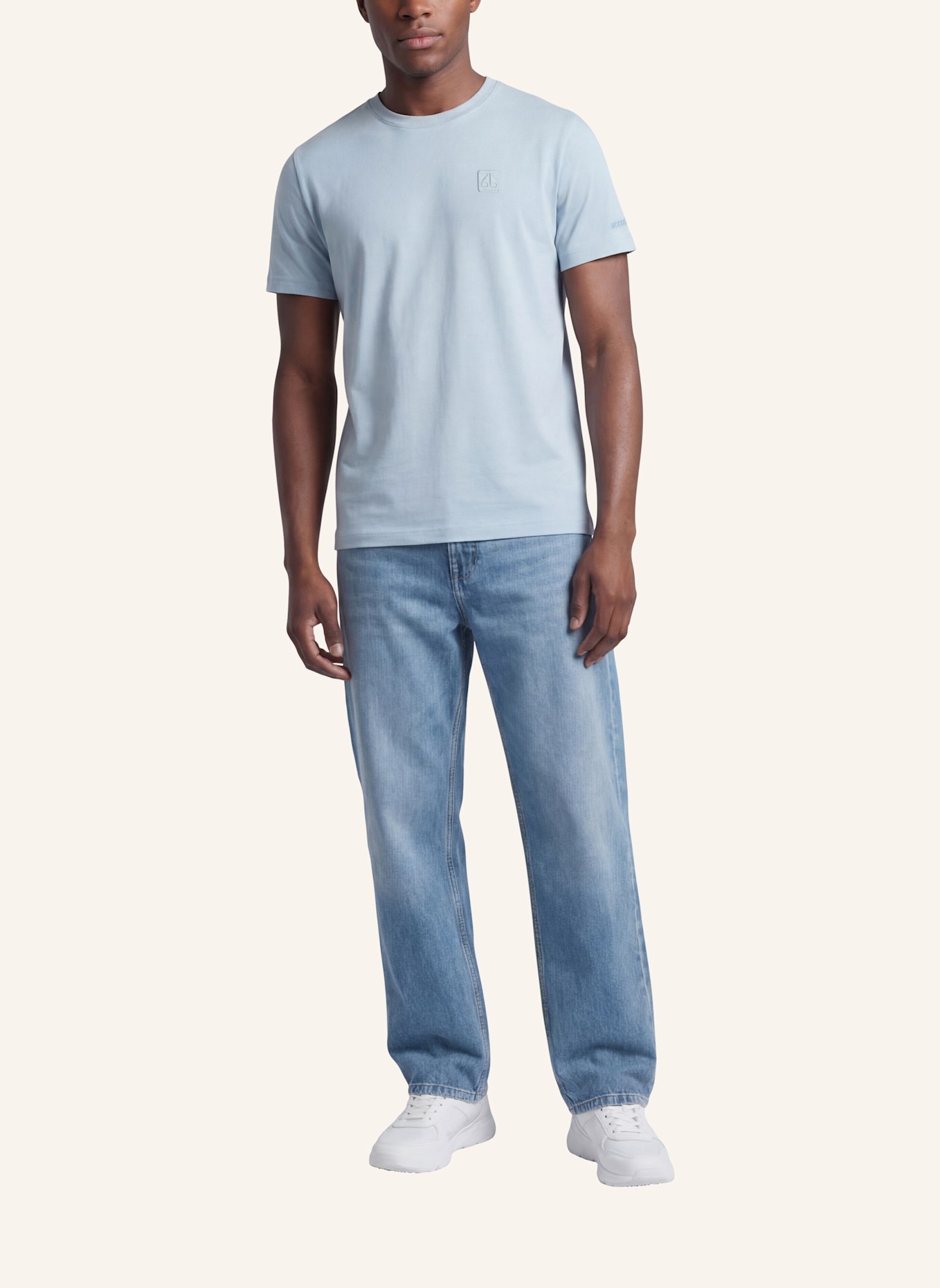 MOOSE KNUCKLES T-Shirt DULUTH: HELLBLAU