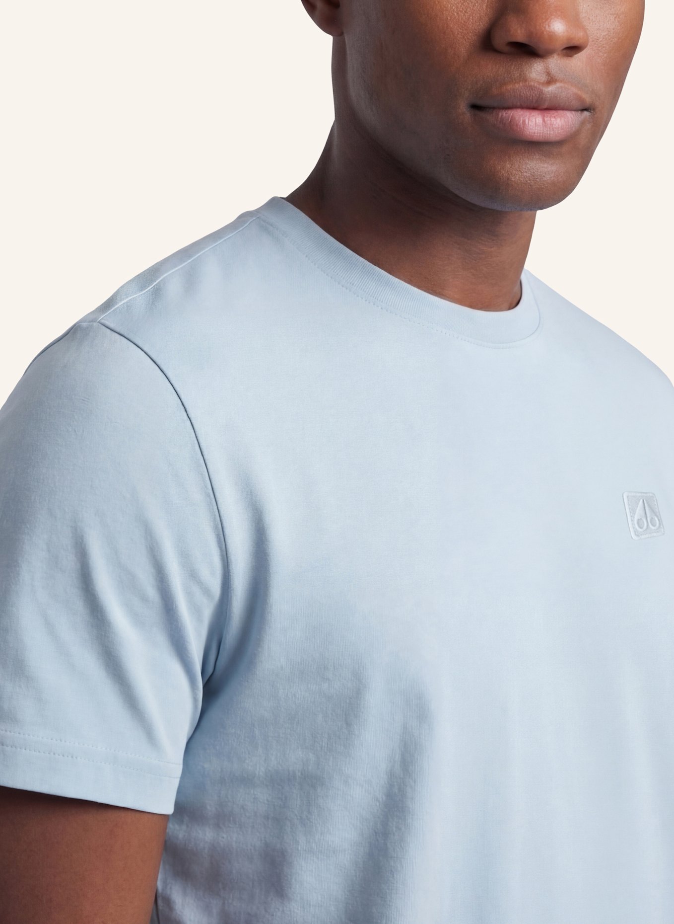 MOOSE KNUCKLES T-Shirt DULUTH: HELLBLAU