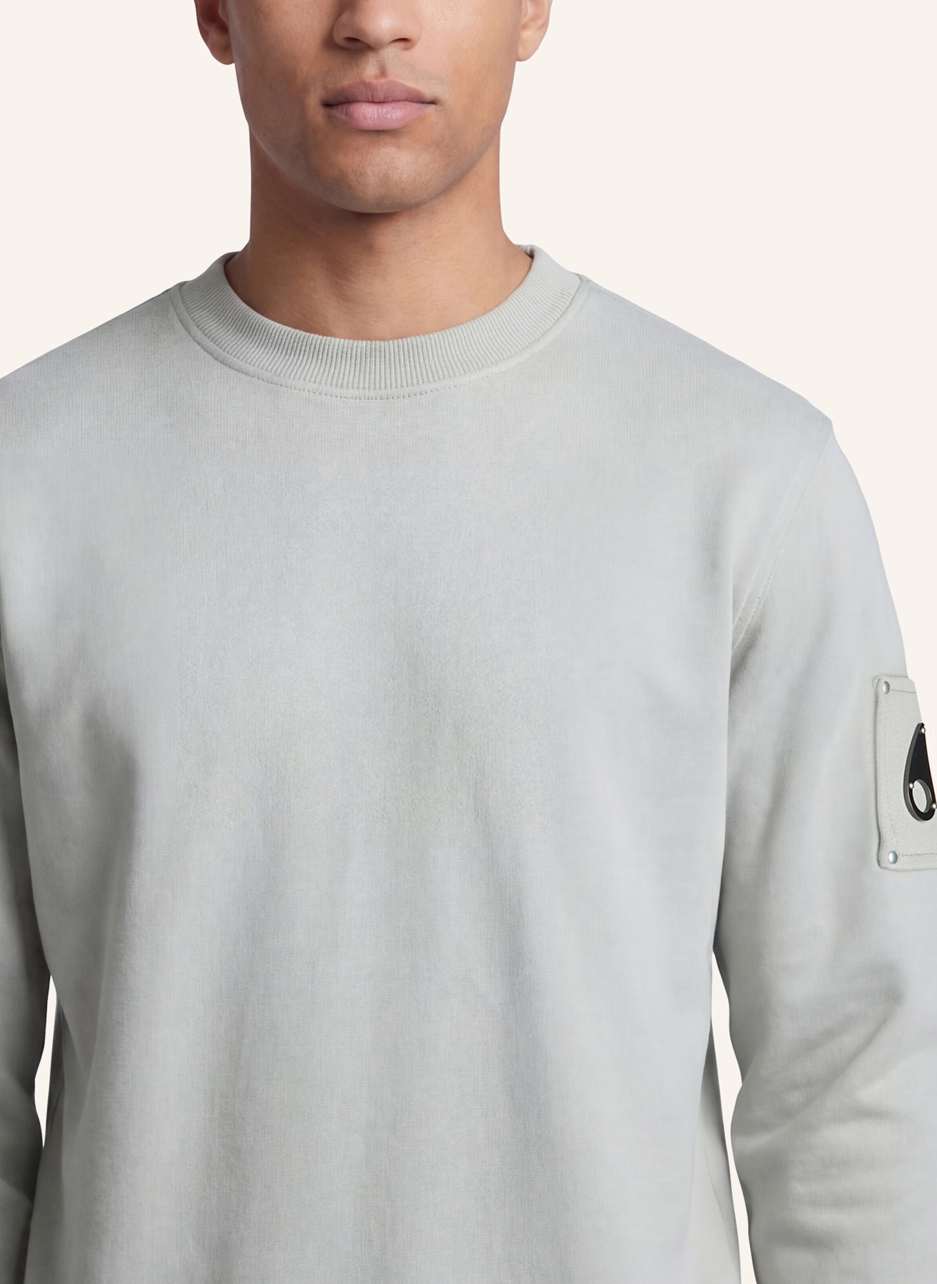 MOOSE KNUCKLES Sweatshirt HARTSFIELD: GRAU