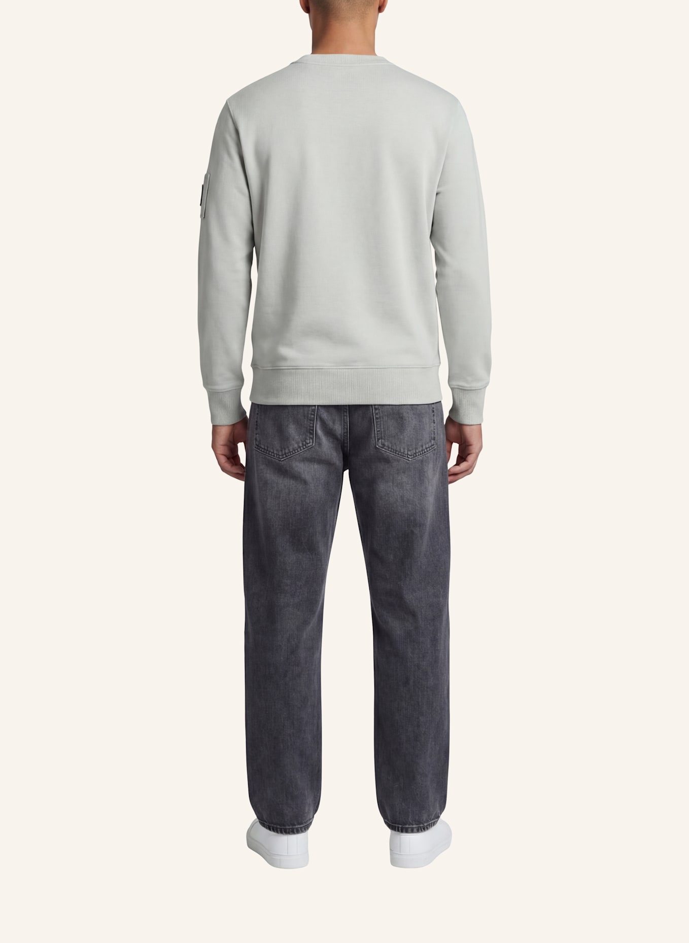 MOOSE KNUCKLES Sweatshirt HARTSFIELD: GRAU