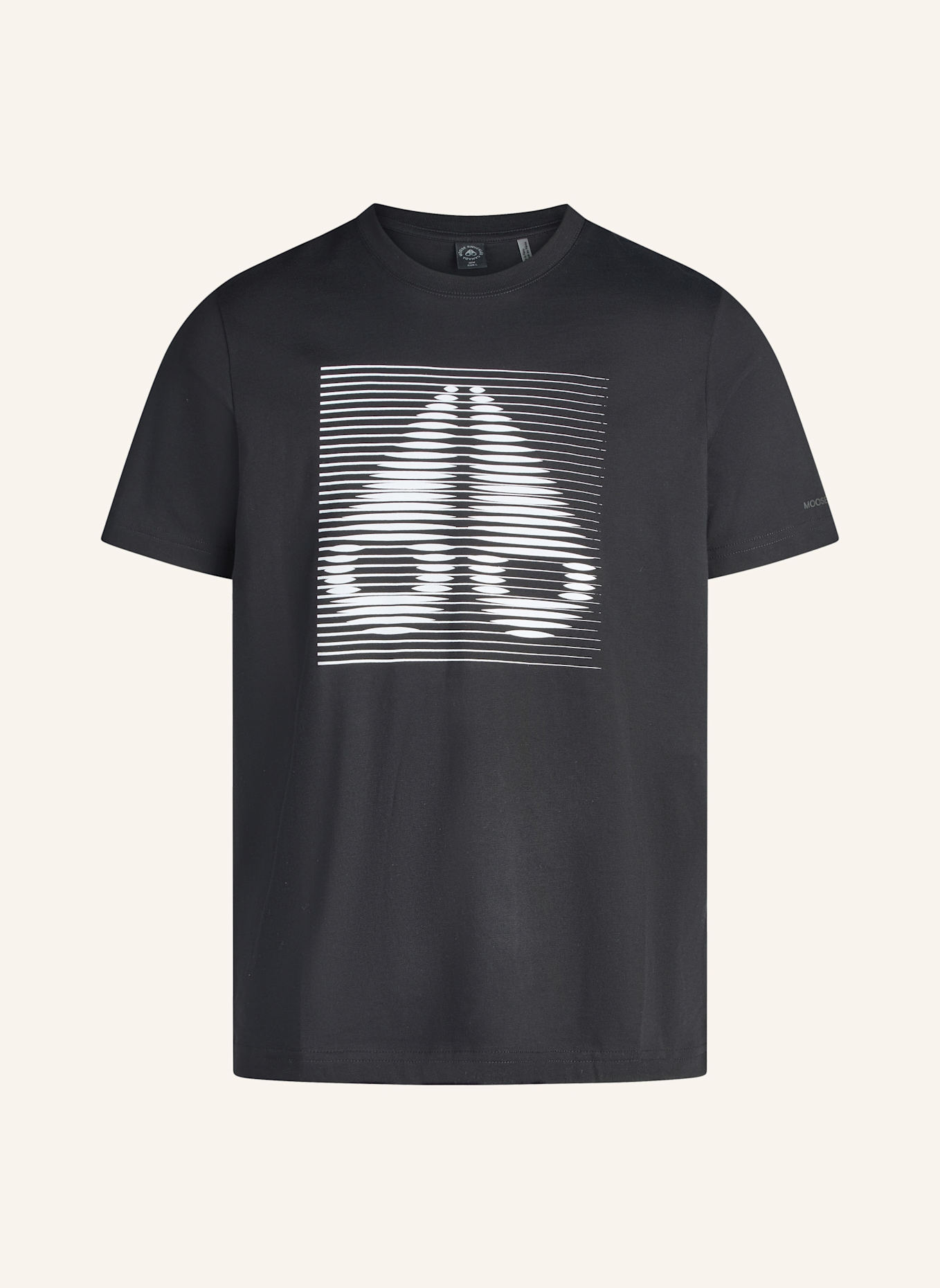 MOOSE KNUCKLES T-Shirt RAYDAZE: SCHWARZ