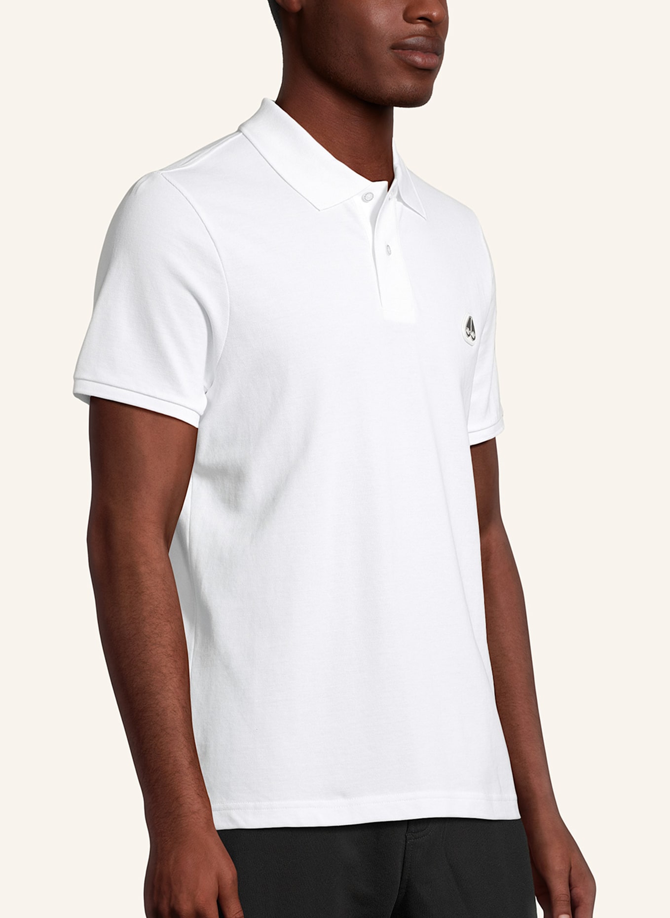 MOOSE KNUCKLES Poloshirt EVERETT: WEISS