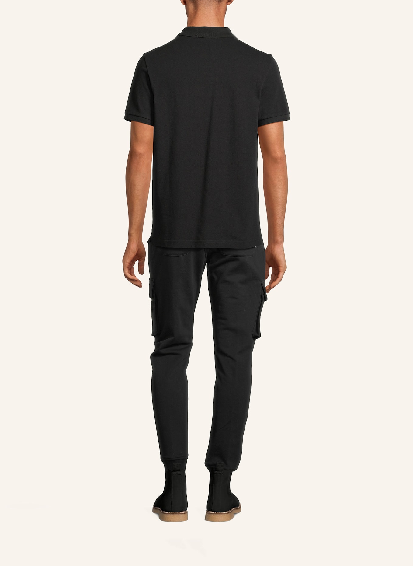 MOOSE KNUCKLES Poloshirt EVERETT: SCHWARZ