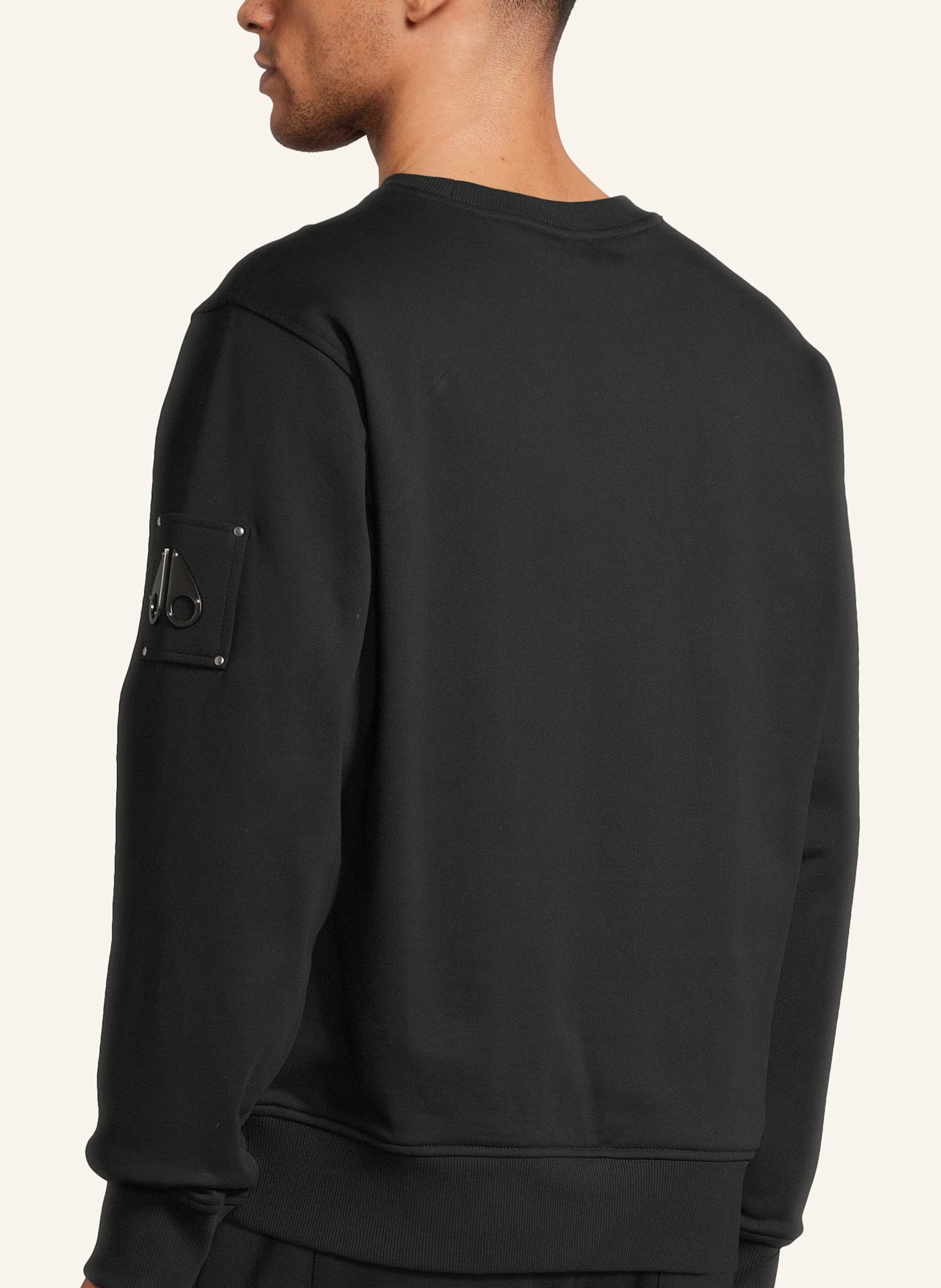 MOOSE KNUCKLES Sweatshirt HARTSFIELD: SCHWARZ