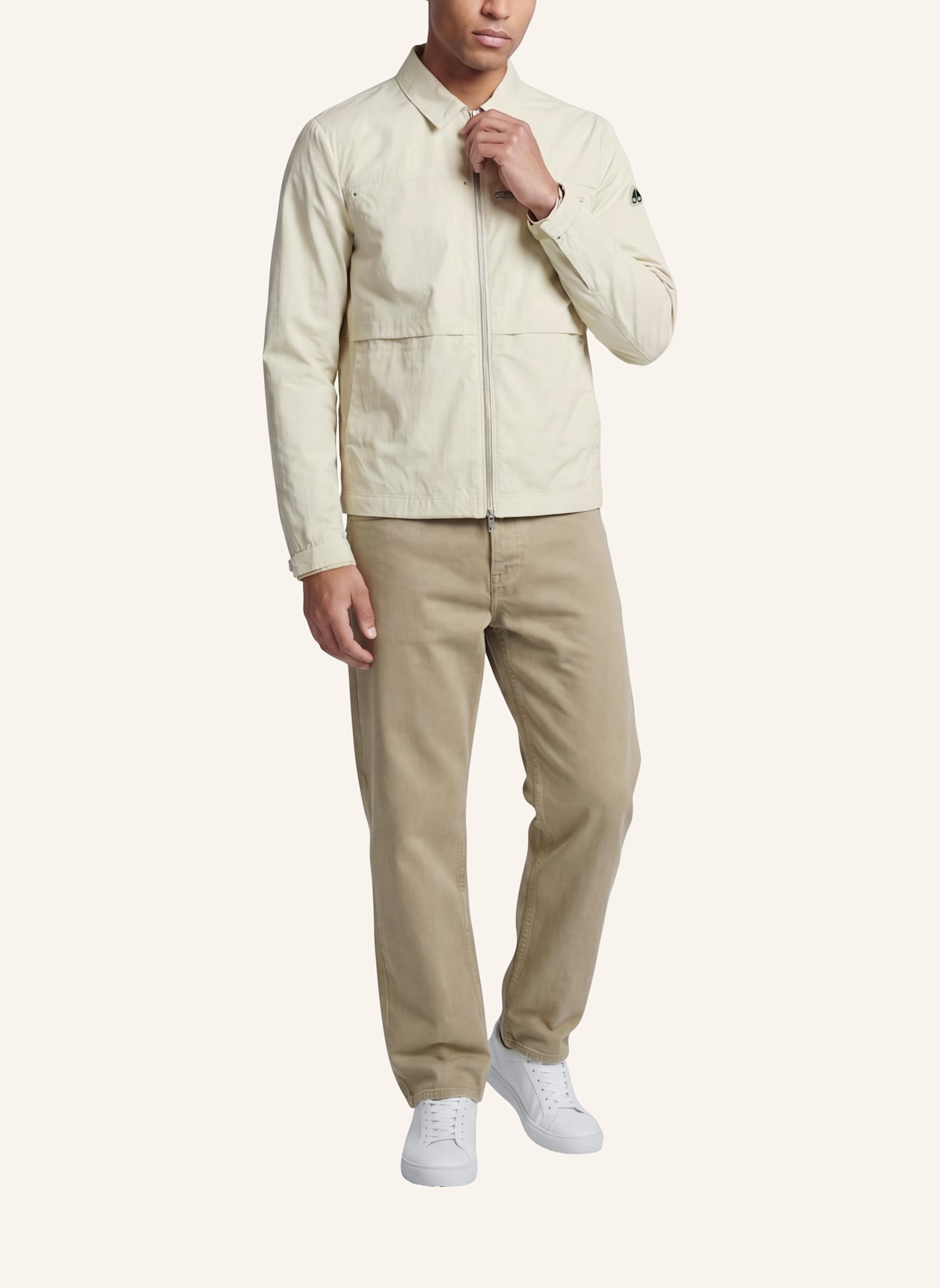 MOOSE KNUCKLES Hemdjacke TOPFLIGHT: CREME
