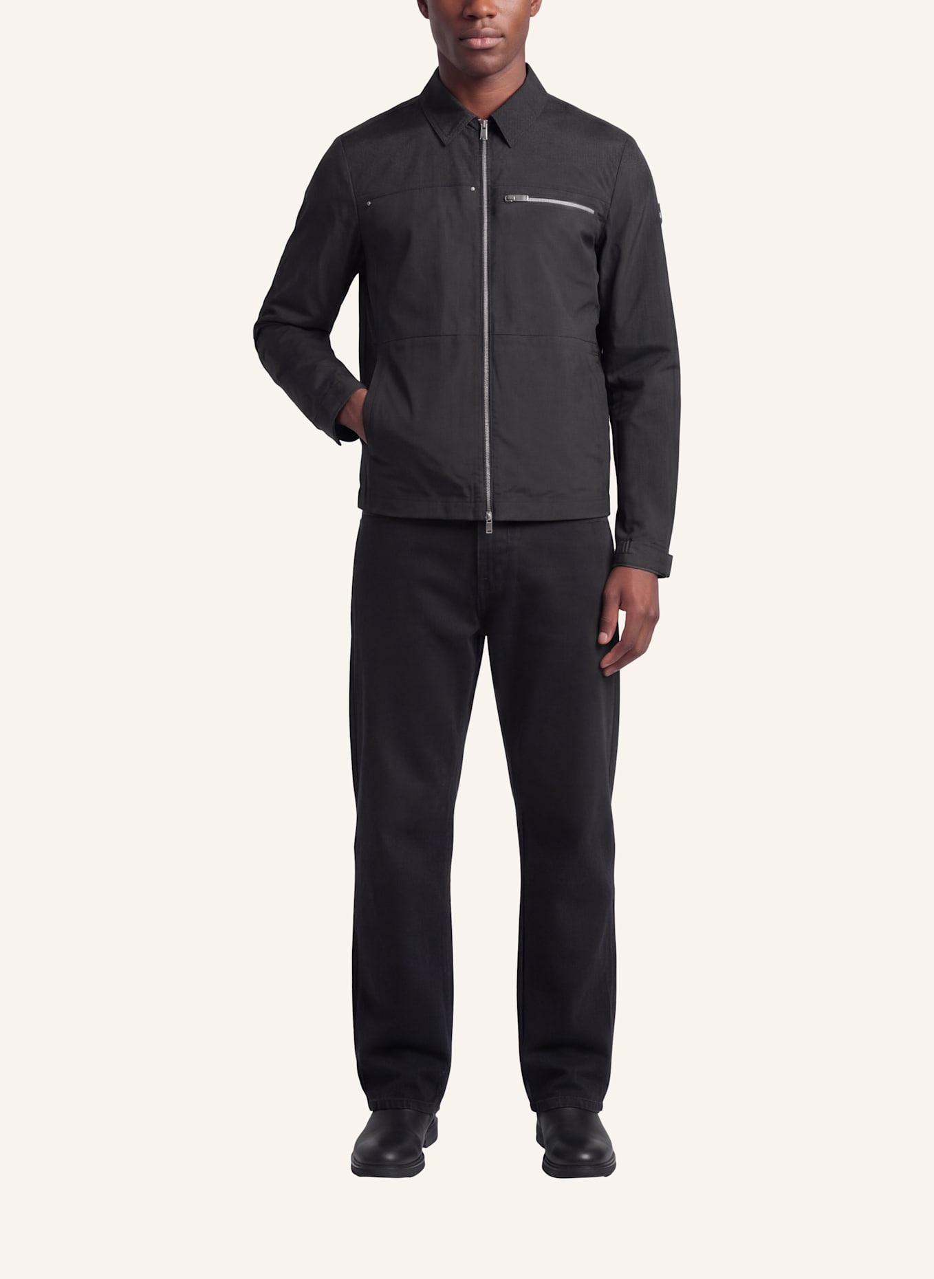 MOOSE KNUCKLES Hemdjacke TOPFLIGHT: SCHWARZ