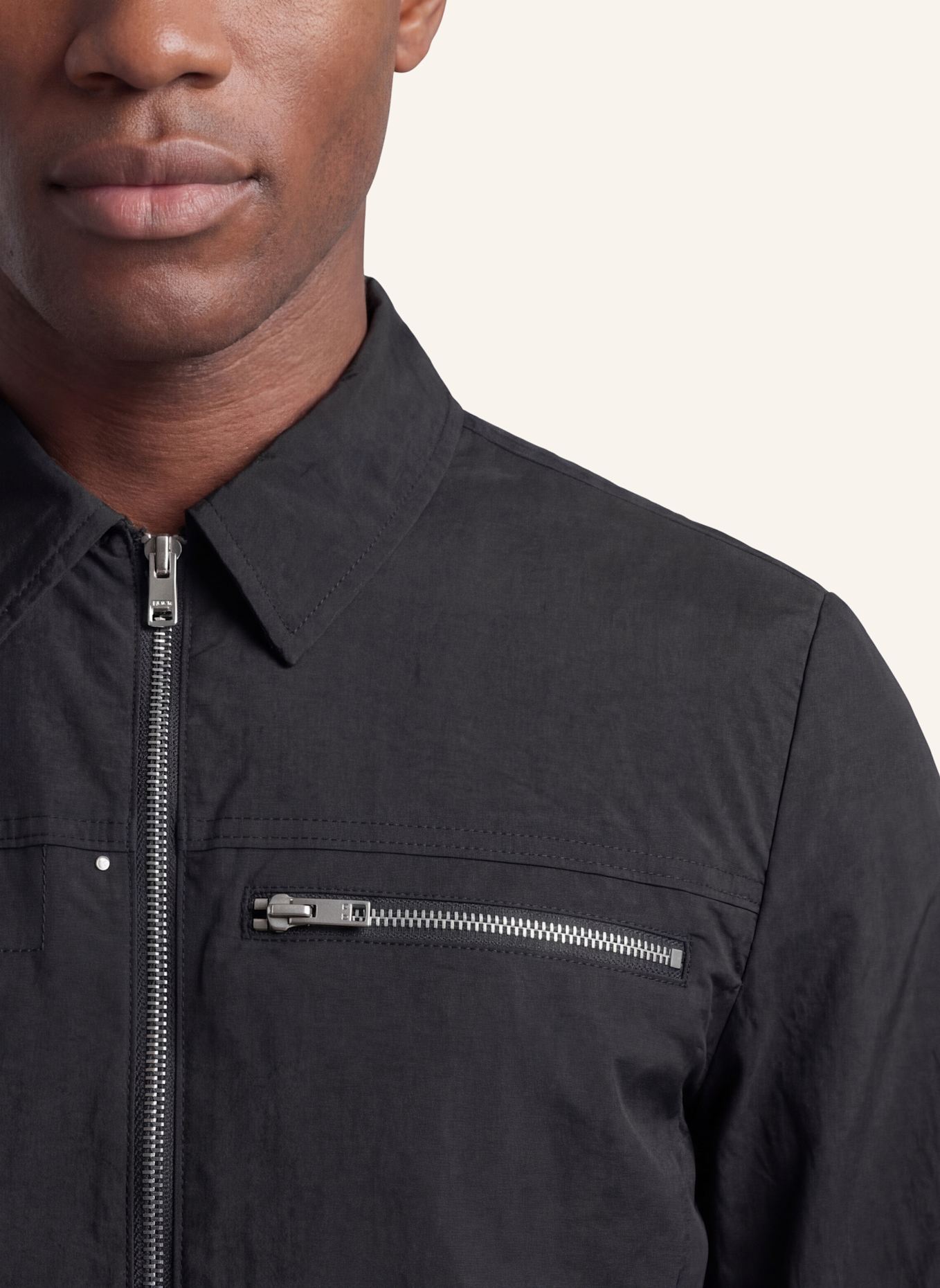 MOOSE KNUCKLES Hemdjacke TOPFLIGHT: SCHWARZ