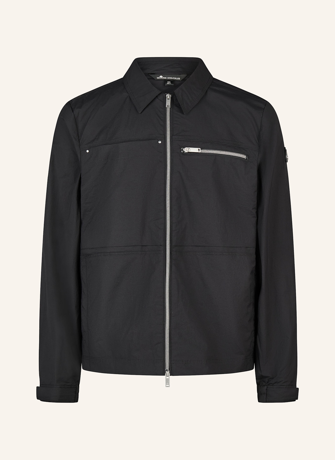 MOOSE KNUCKLES Hemdjacke TOPFLIGHT: SCHWARZ