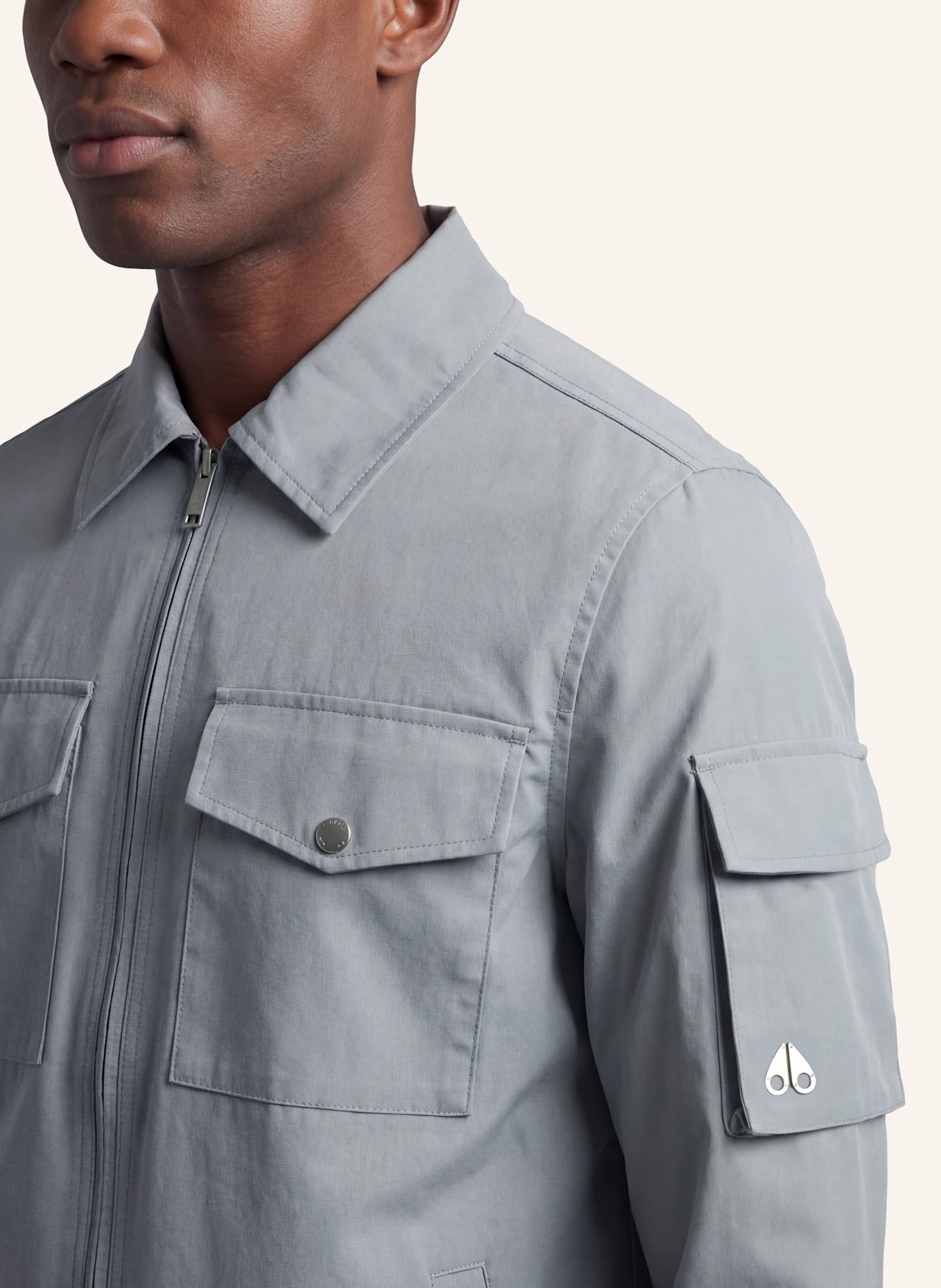 MOOSE KNUCKLES Hemdjacke CHARLESBOURG: GRAU