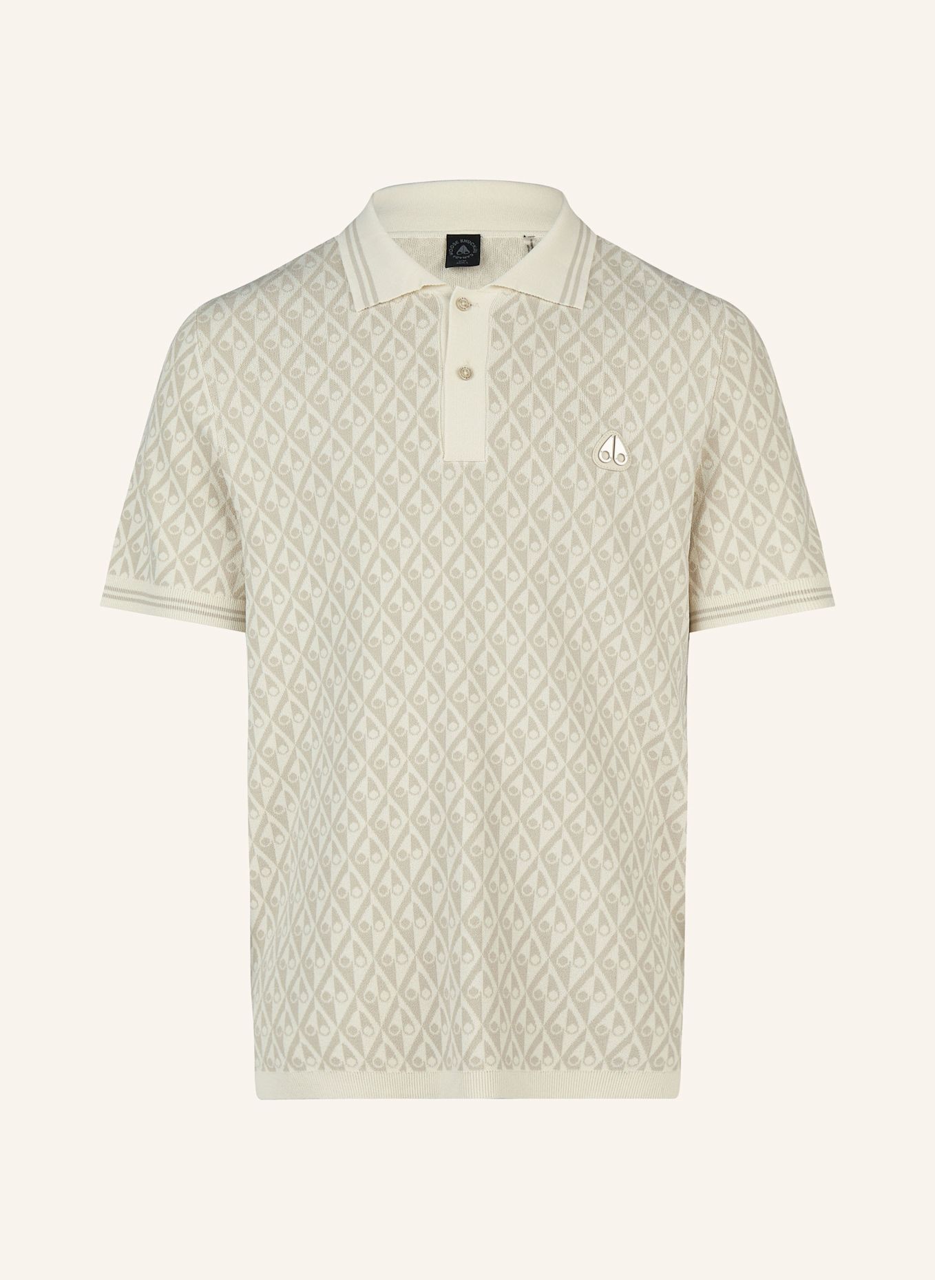 MOOSE KNUCKLES Poloshirt APEX: ECRU