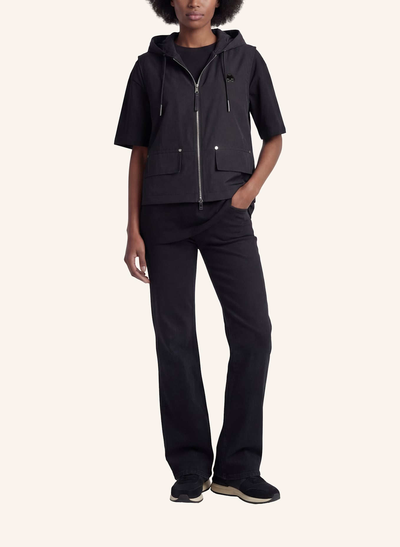 MOOSE KNUCKLES Weste ELEVATE: SCHWARZ