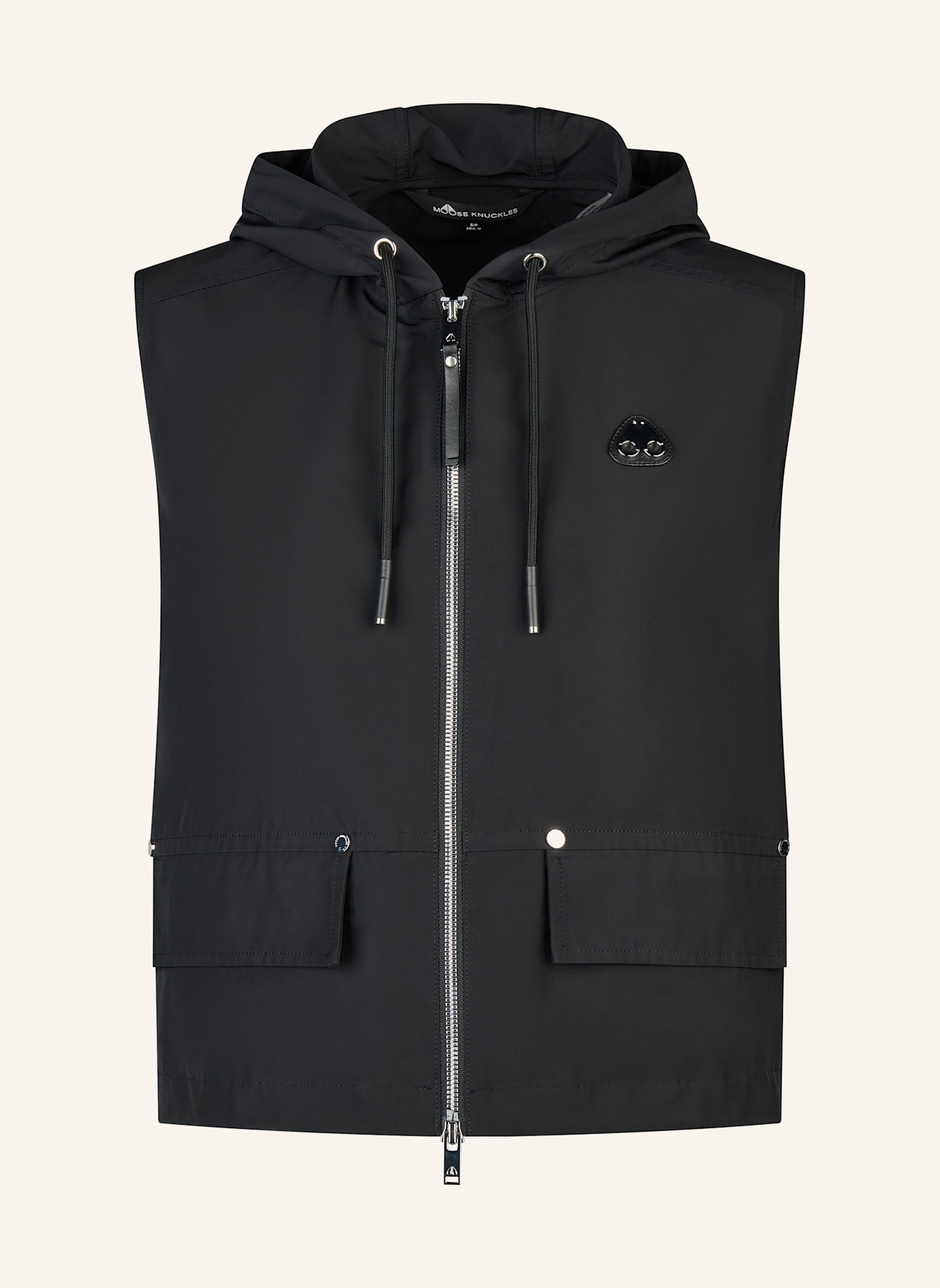 MOOSE KNUCKLES Weste ELEVATE: SCHWARZ