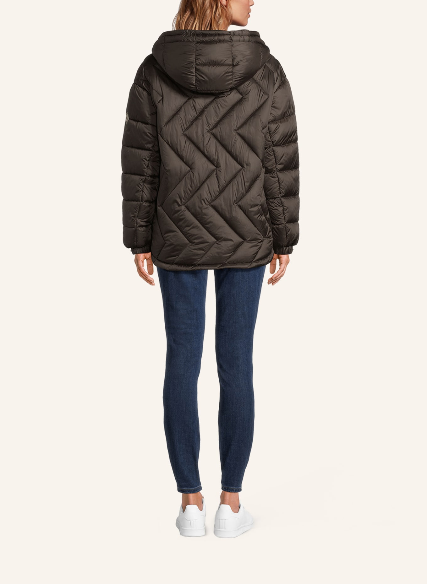 No.1 Como Steppjacke AMBRA: GRAU/ GRÜN