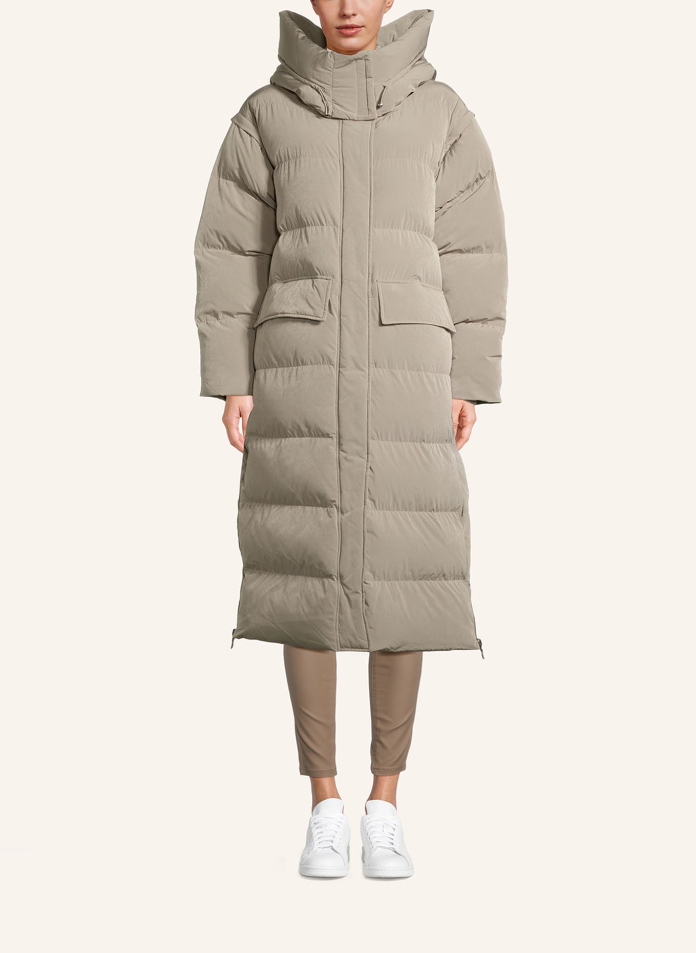 BLONDE No.8 Steppmantel LOUISE: HELLGRÜN