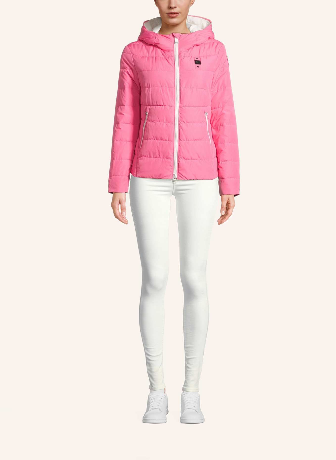 Blauer Steppjacke mit SORONA® AURA-Isolierung, Farbe: PINK (Bild 4)