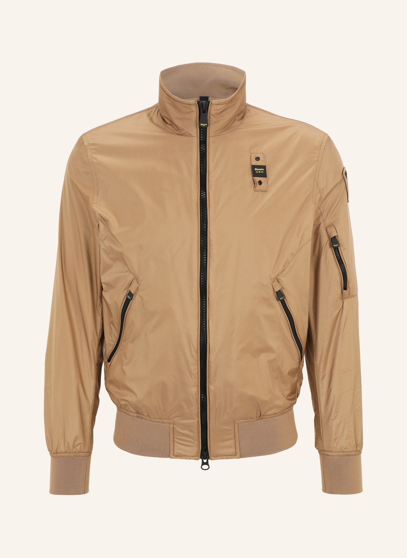 Blauer Bomberjacke, Farbe: BEIGE (Bild 1)