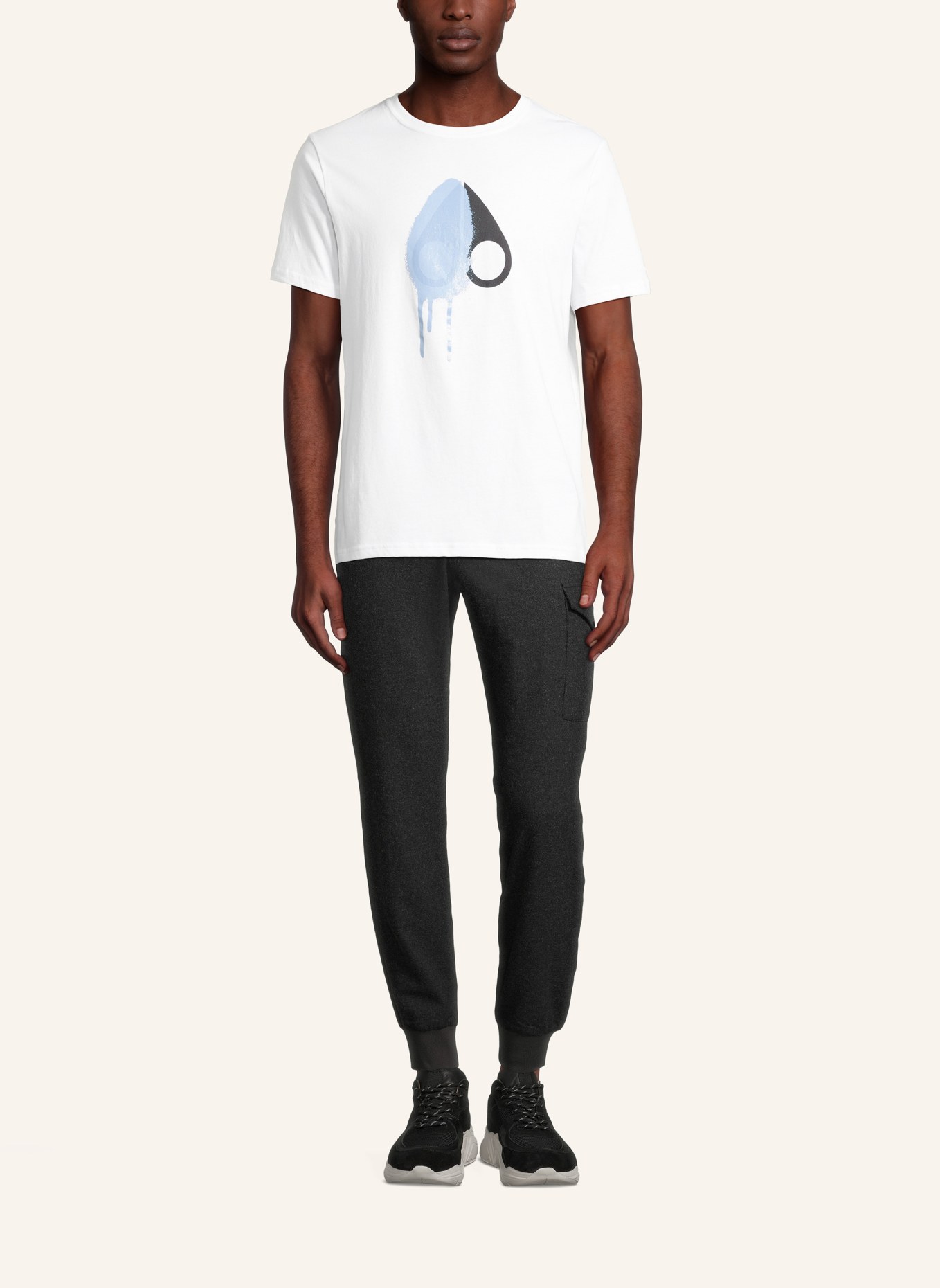 MOOSE KNUCKLES T-Shirt AUGUSTINE, Farbe: WEISS (Bild 4)