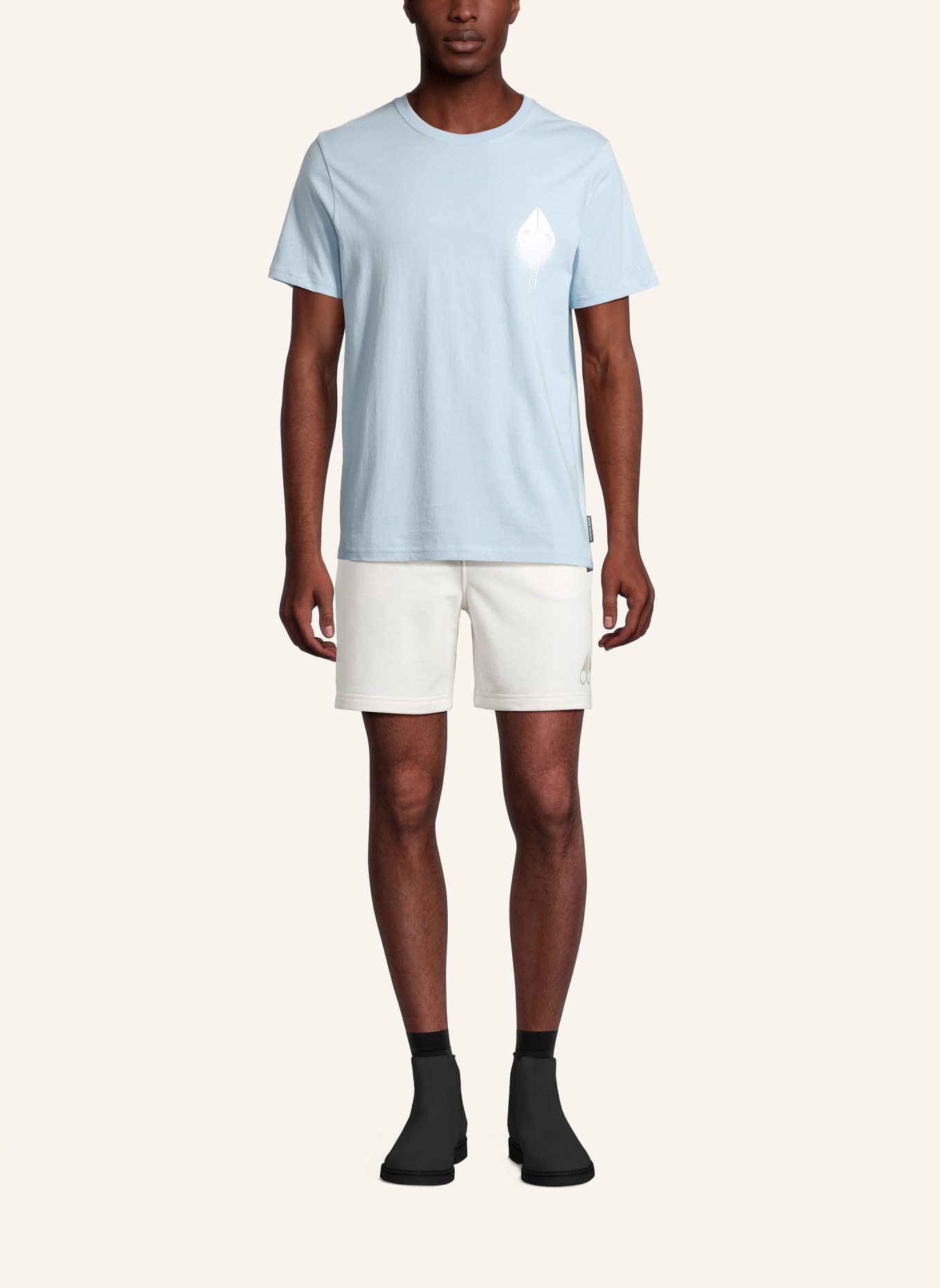 MOOSE KNUCKLES T-Shirt DRIP, Farbe: HELLBLAU (Bild 4)