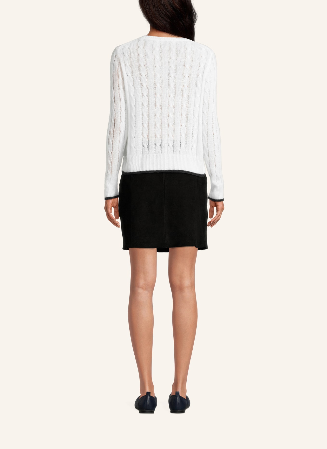 Princess GOES HOLLYWOOD Strickjacke mit Kaschmir: WEISS