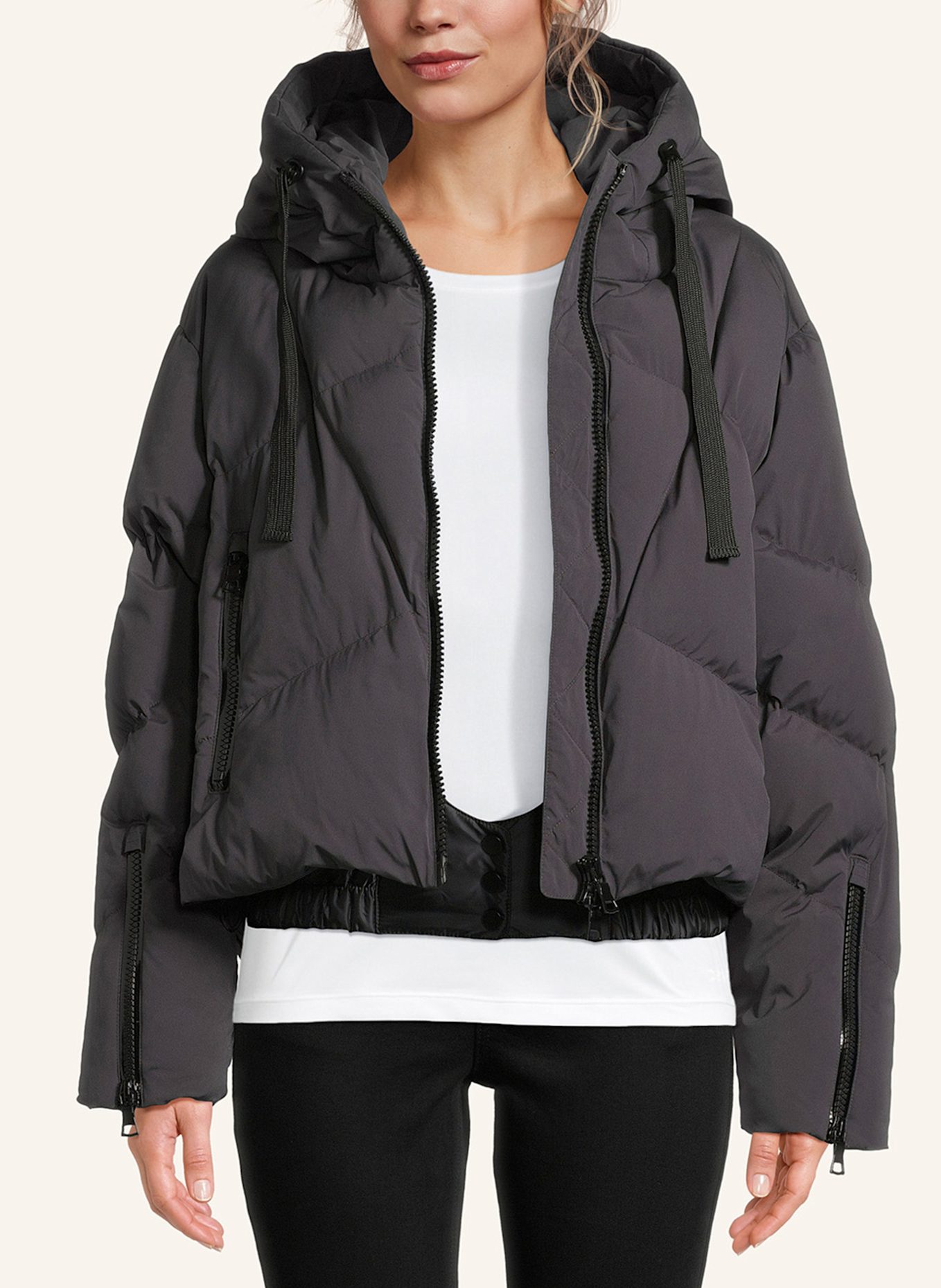 No.1 Como Steppjacke DARBY, Farbe: SCHWARZ (Bild 3)