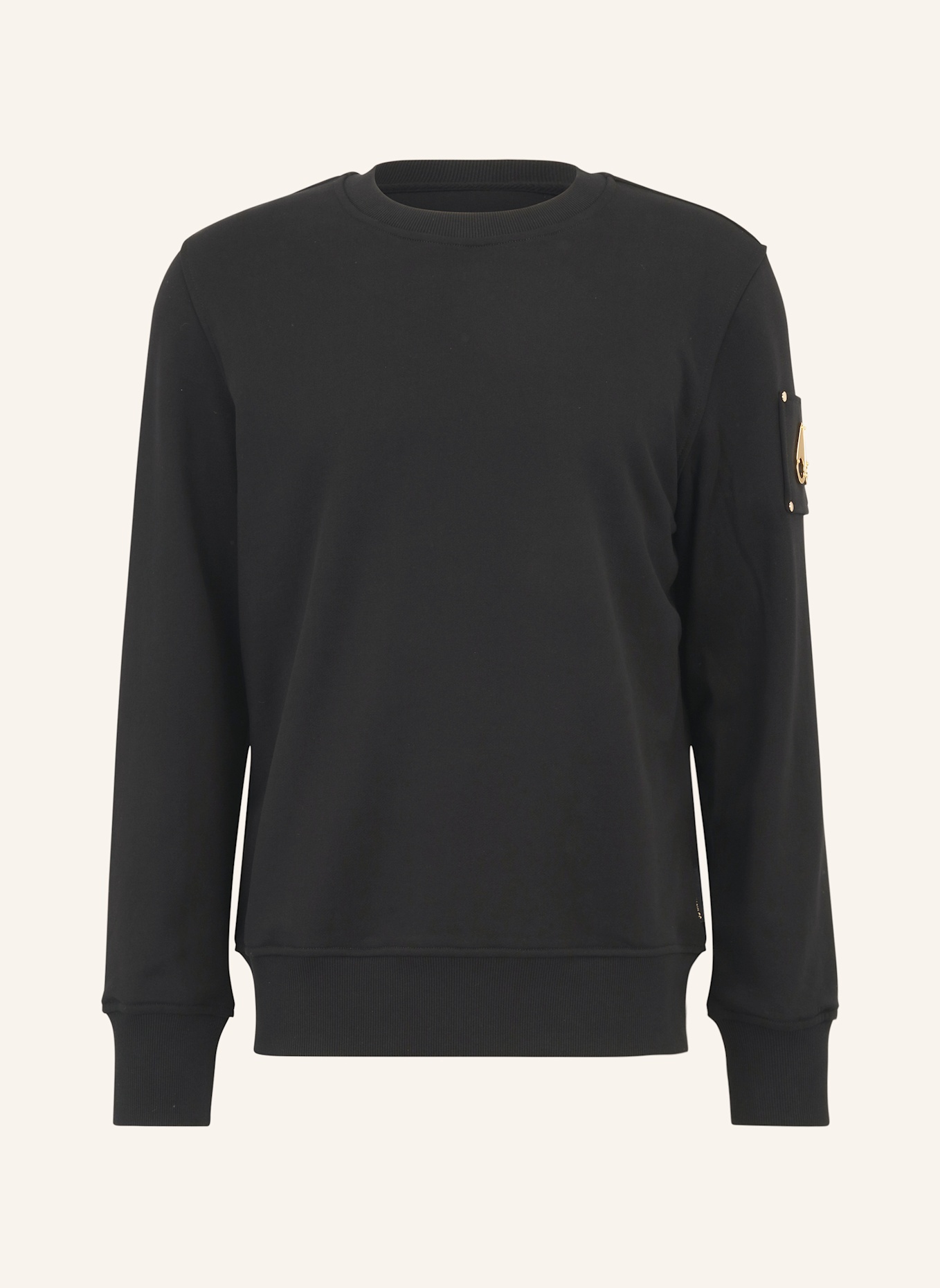 MOOSE KNUCKLES Sweatshirt SNYDER CREW, Farbe: SCHWARZ (Bild 1)