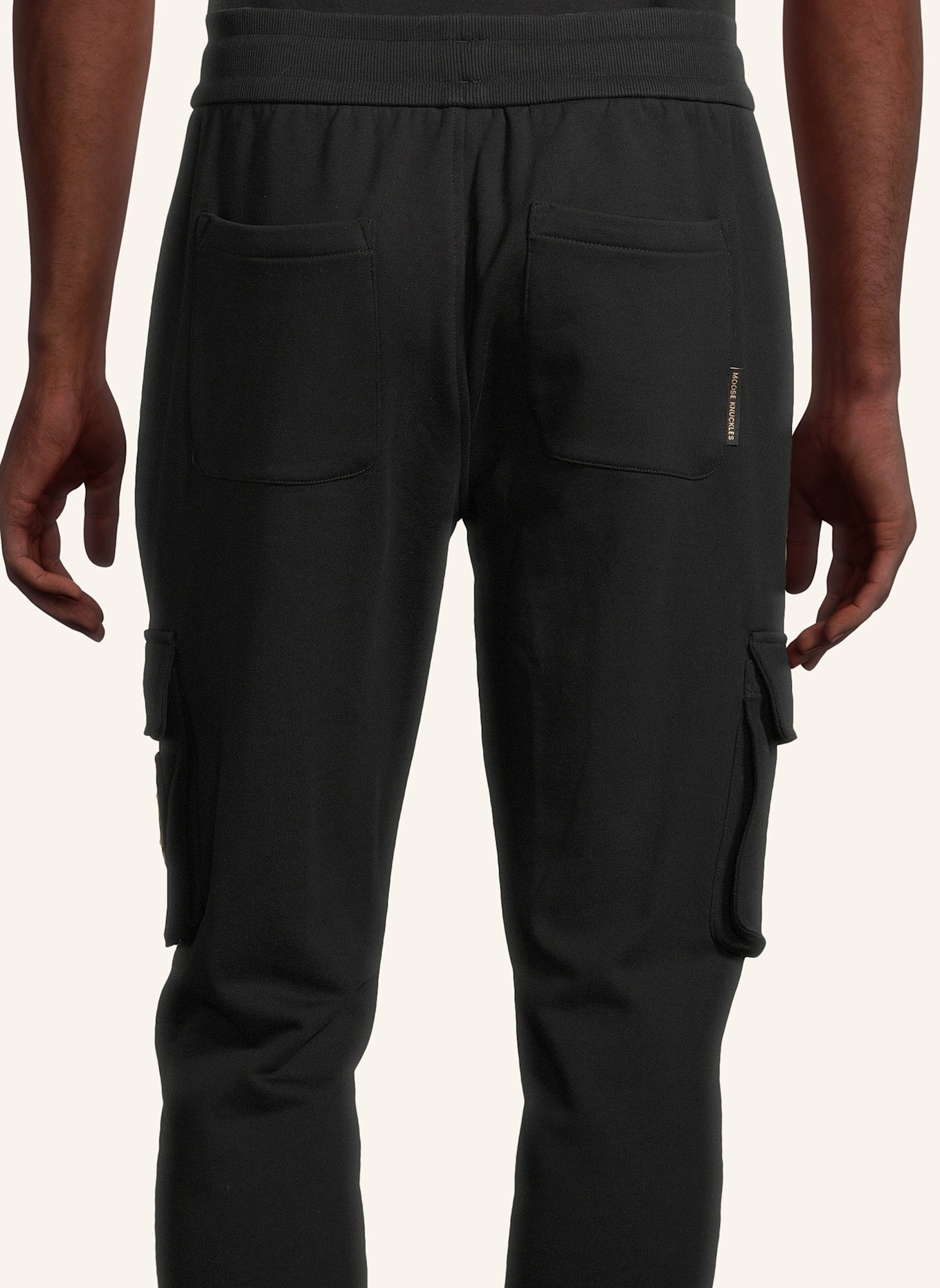 MOOSE KNUCKLES Sweatpants CLEMONT CARGO JOGGER, Farbe: SCHWARZ (Bild 3)