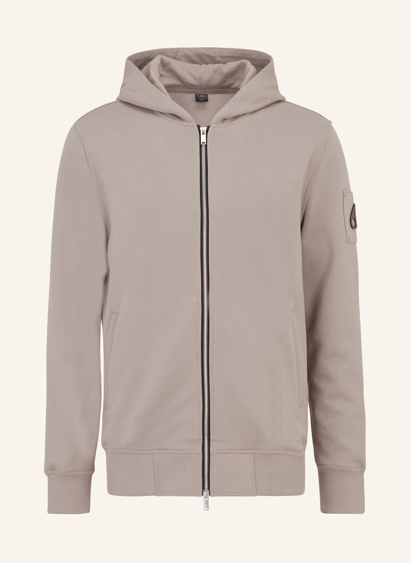 MOOSE KNUCKLES Sweatjacke HARTSFIELD ZIP-UP, Farbe: GRAU (Bild 1)