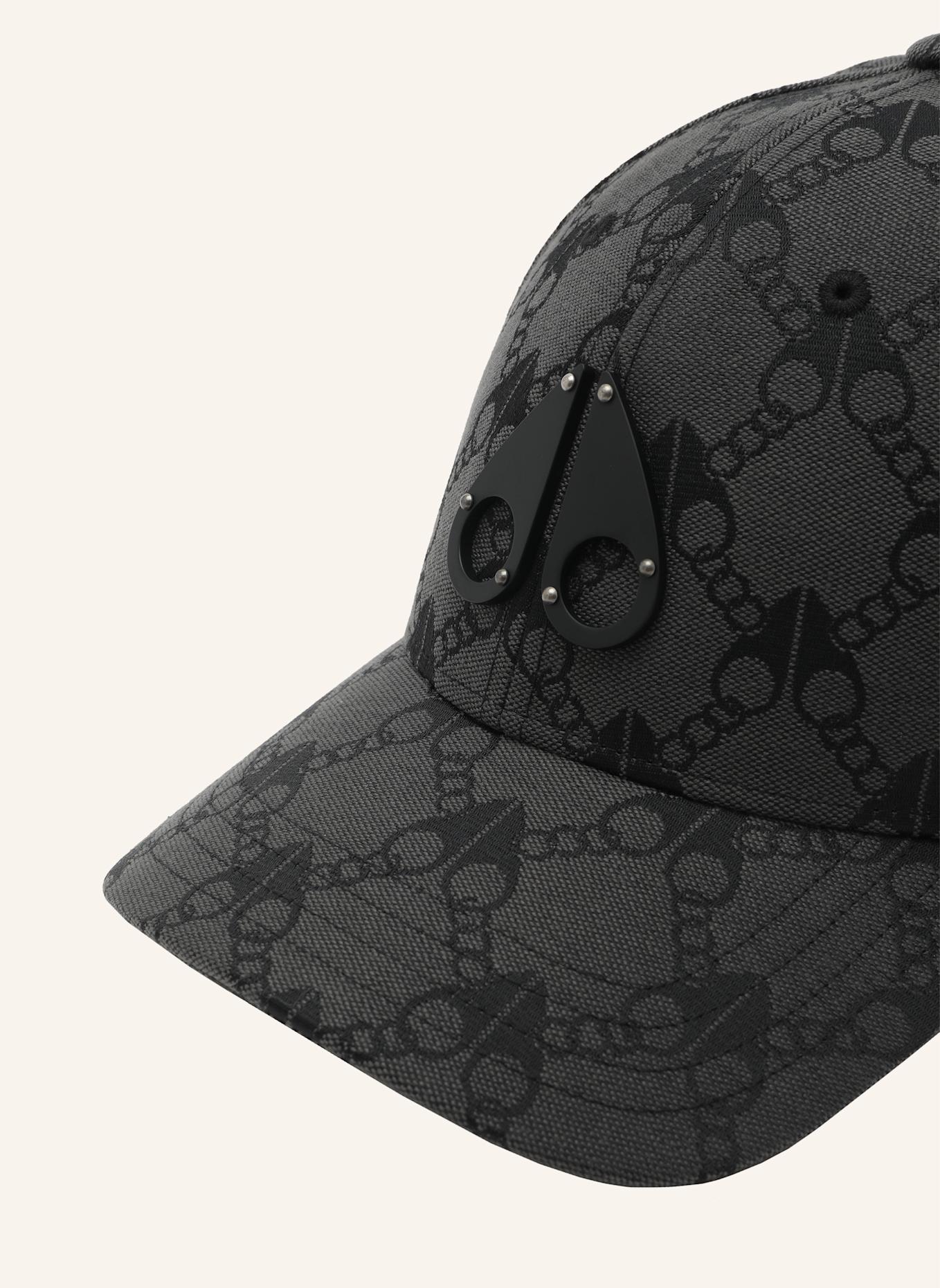 MOOSE KNUCKLES Cap LOGO ICON CAP MONO, Farbe: GRAU/ SCHWARZ (Bild 3)