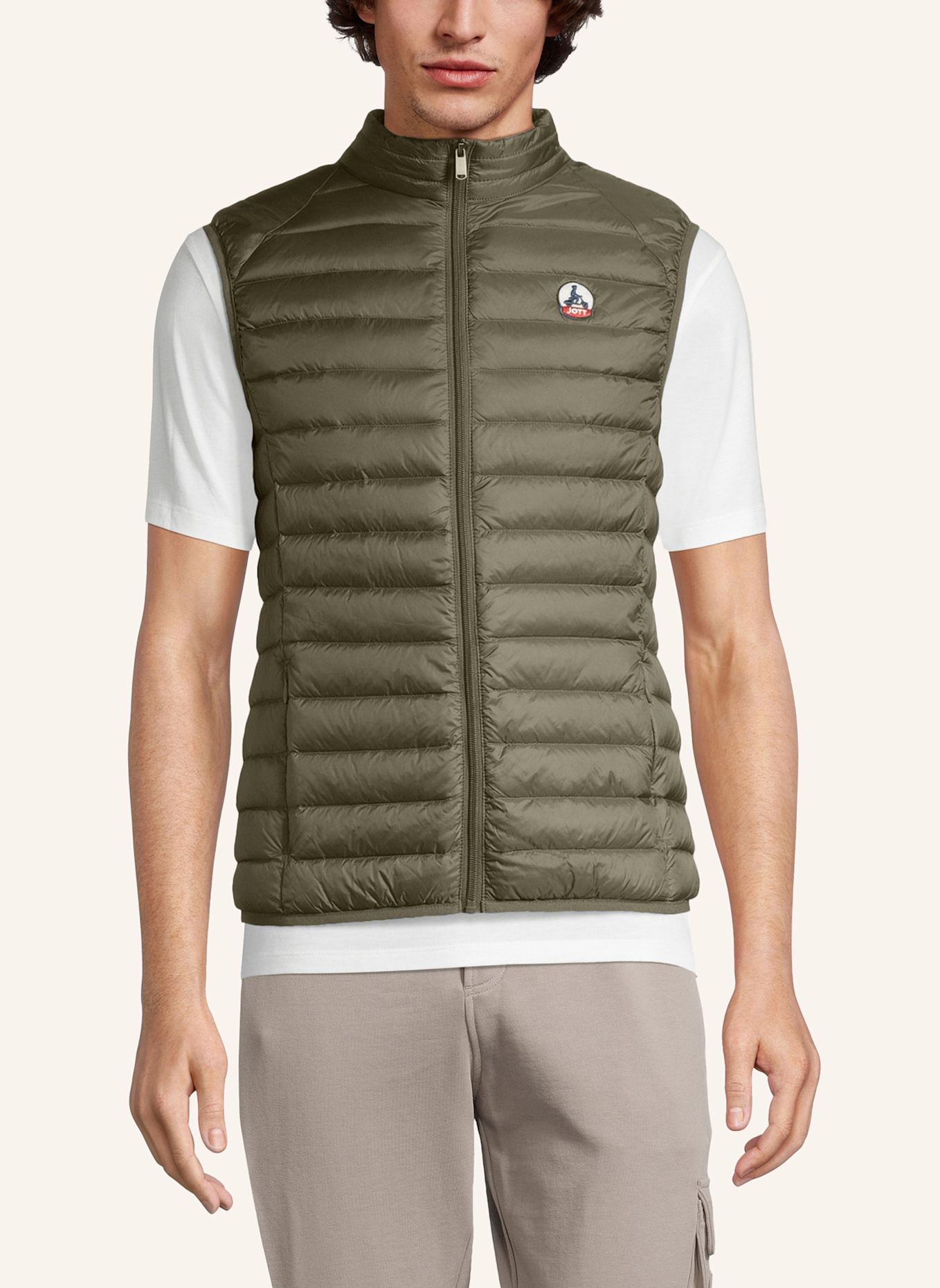 JOTT Lightweight-Daunenweste TOM: KHAKI