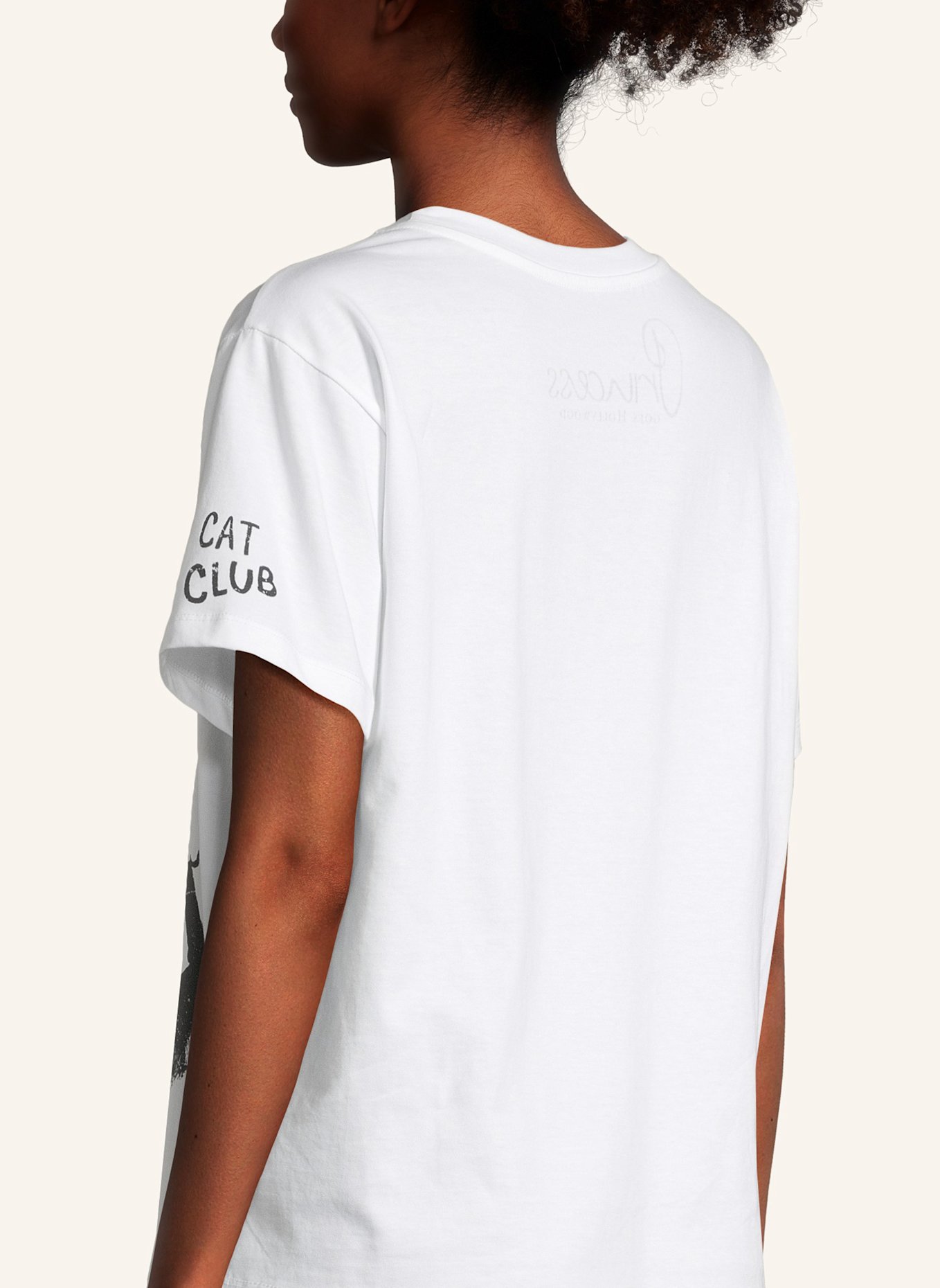 Princess GOES HOLLYWOOD T-Shirt mit Schmucksteinen: WEISS