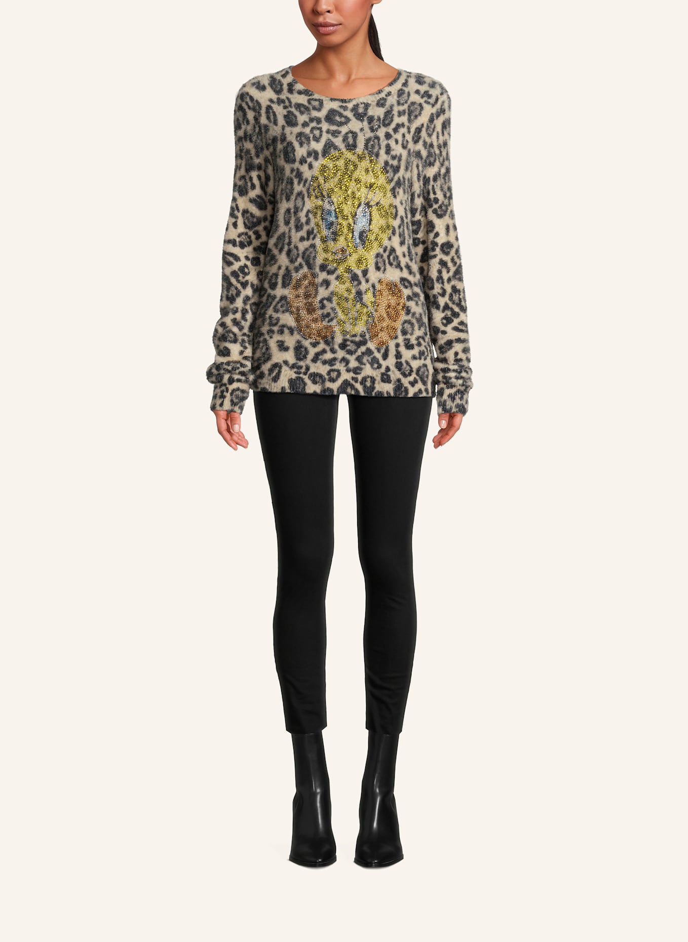 FrogBox Pullover: BEIGE