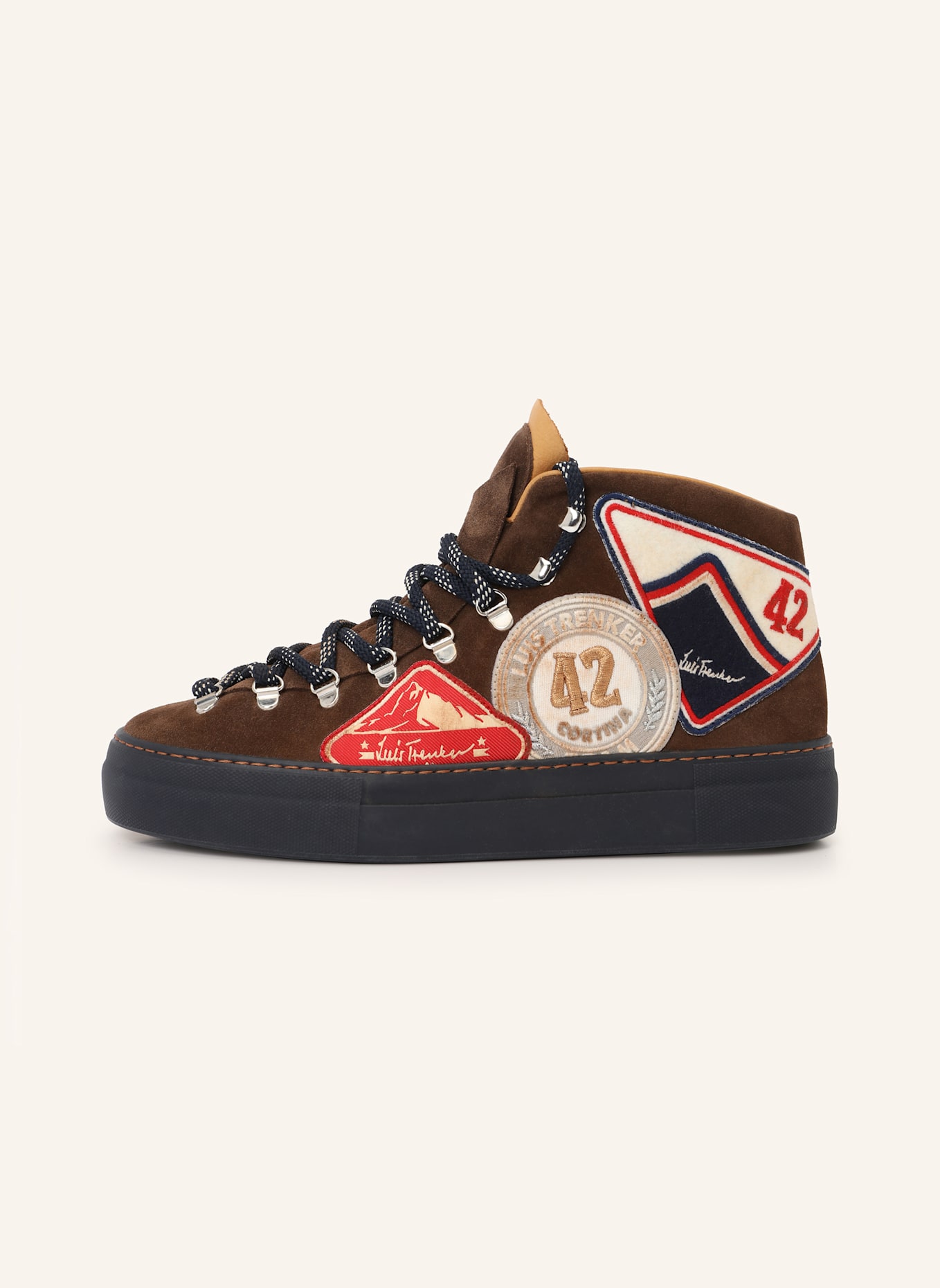 Luis Trenker Hightop-Sneaker LUPAUL: BRAUN