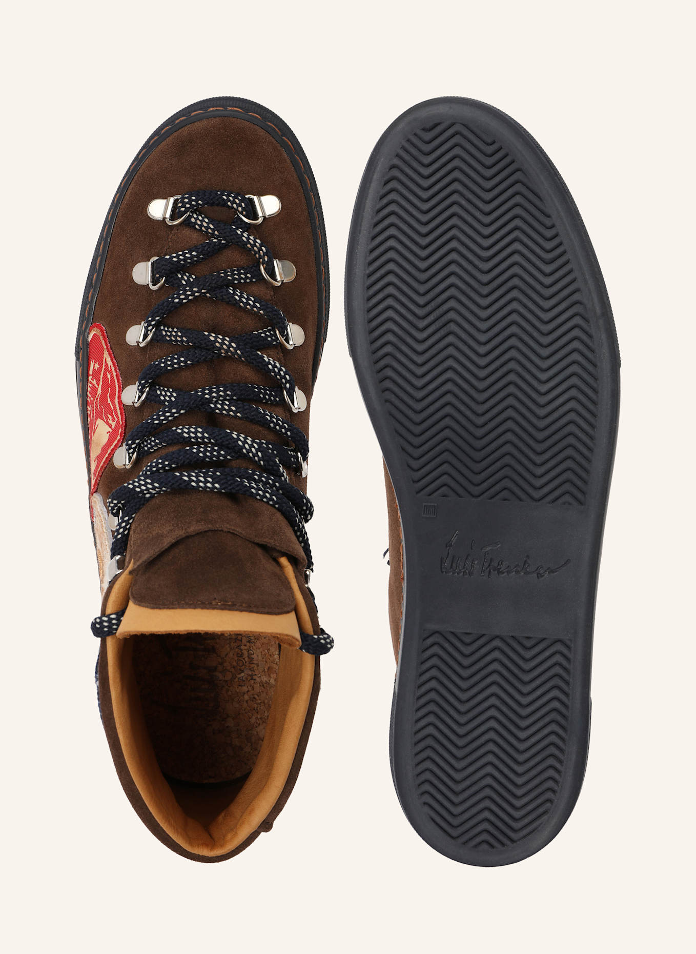 Luis Trenker Hightop-Sneaker LUPAUL: BRAUN