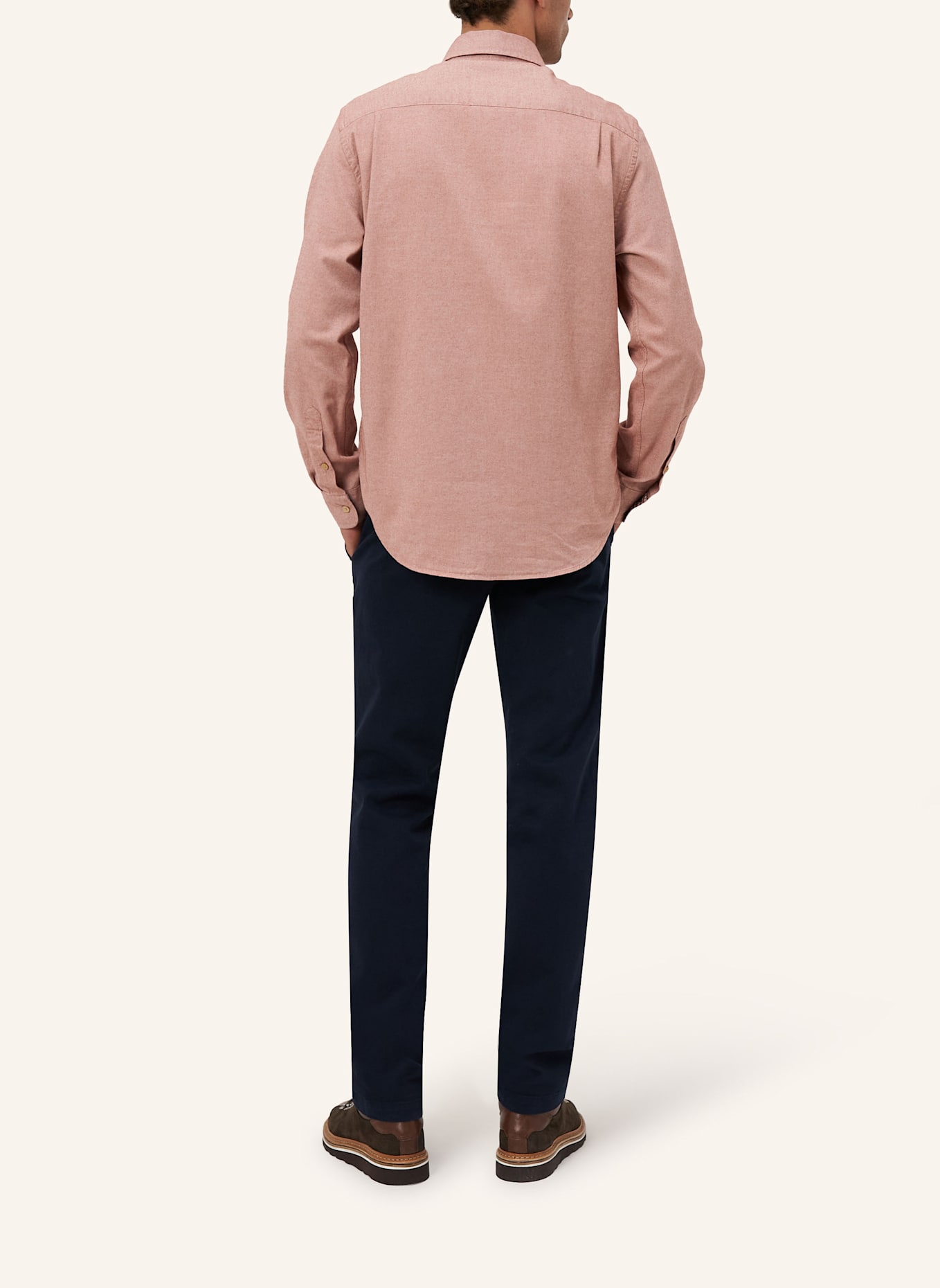 Luis Trenker Hemd LUBENZIO Regular Fit: ROT/ BRAUN