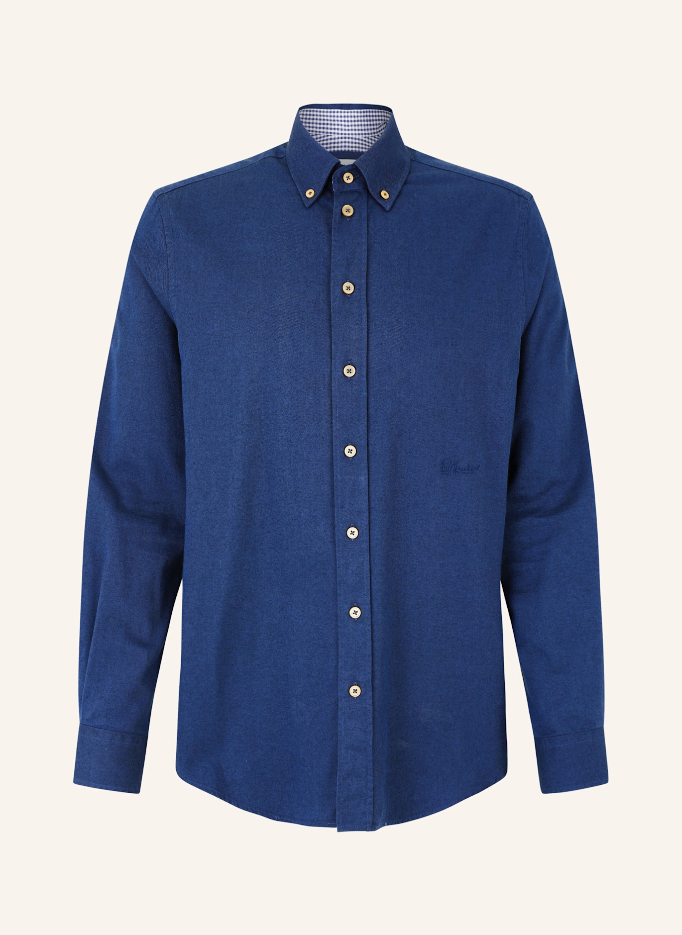 Luis Trenker Hemd LUBENZIO Regular Fit: DUNKELBLAU