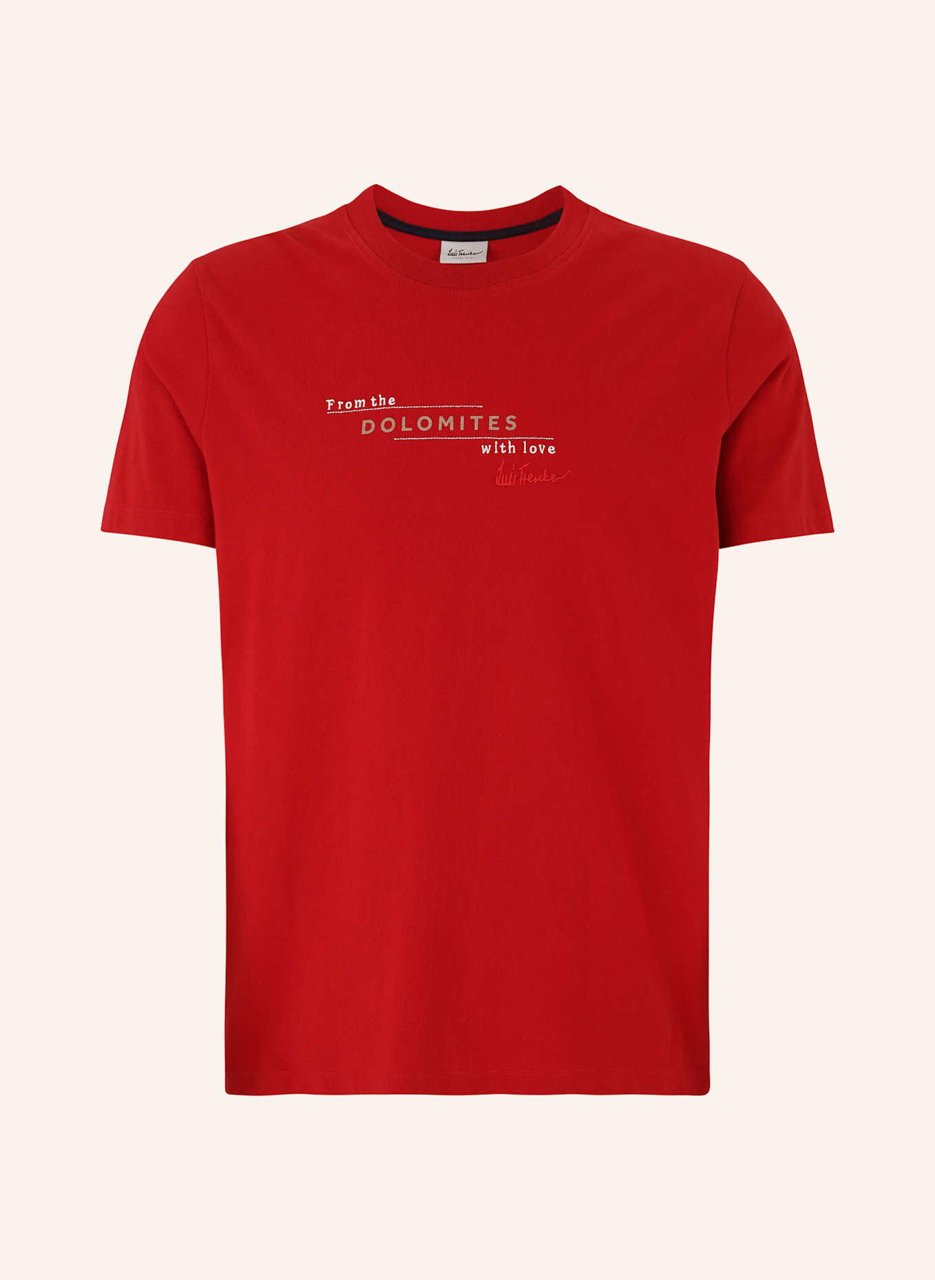 Luis Trenker T-Shirts DOLOMITICO: ROT