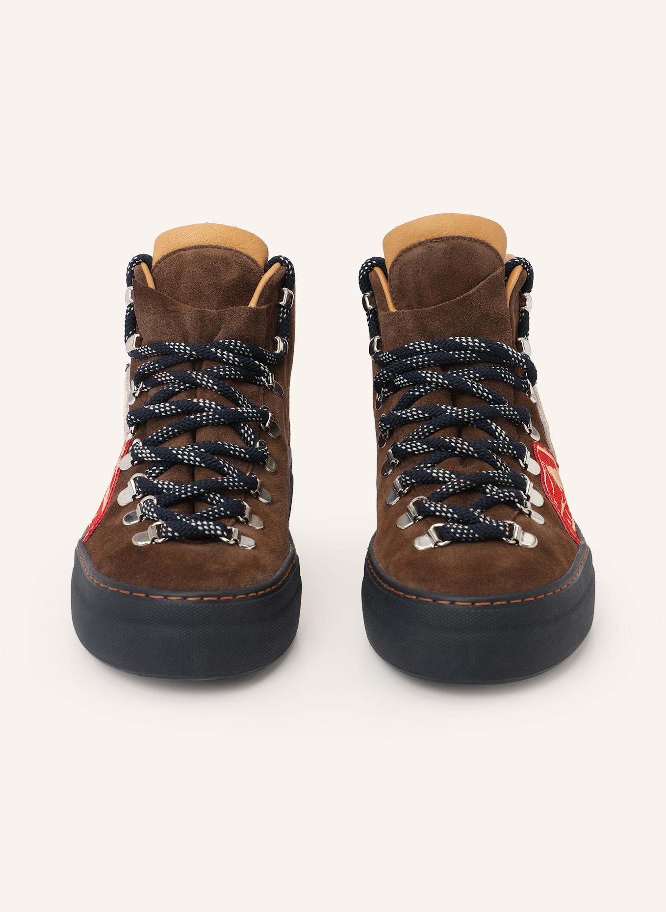 Luis Trenker Hightop-Sneaker LUPAUL: BRAUN