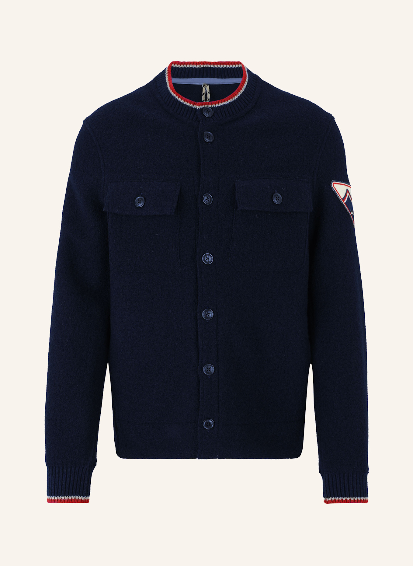 Luis Trenker Overjacket LUSTANLEY: DUNKELBLAU