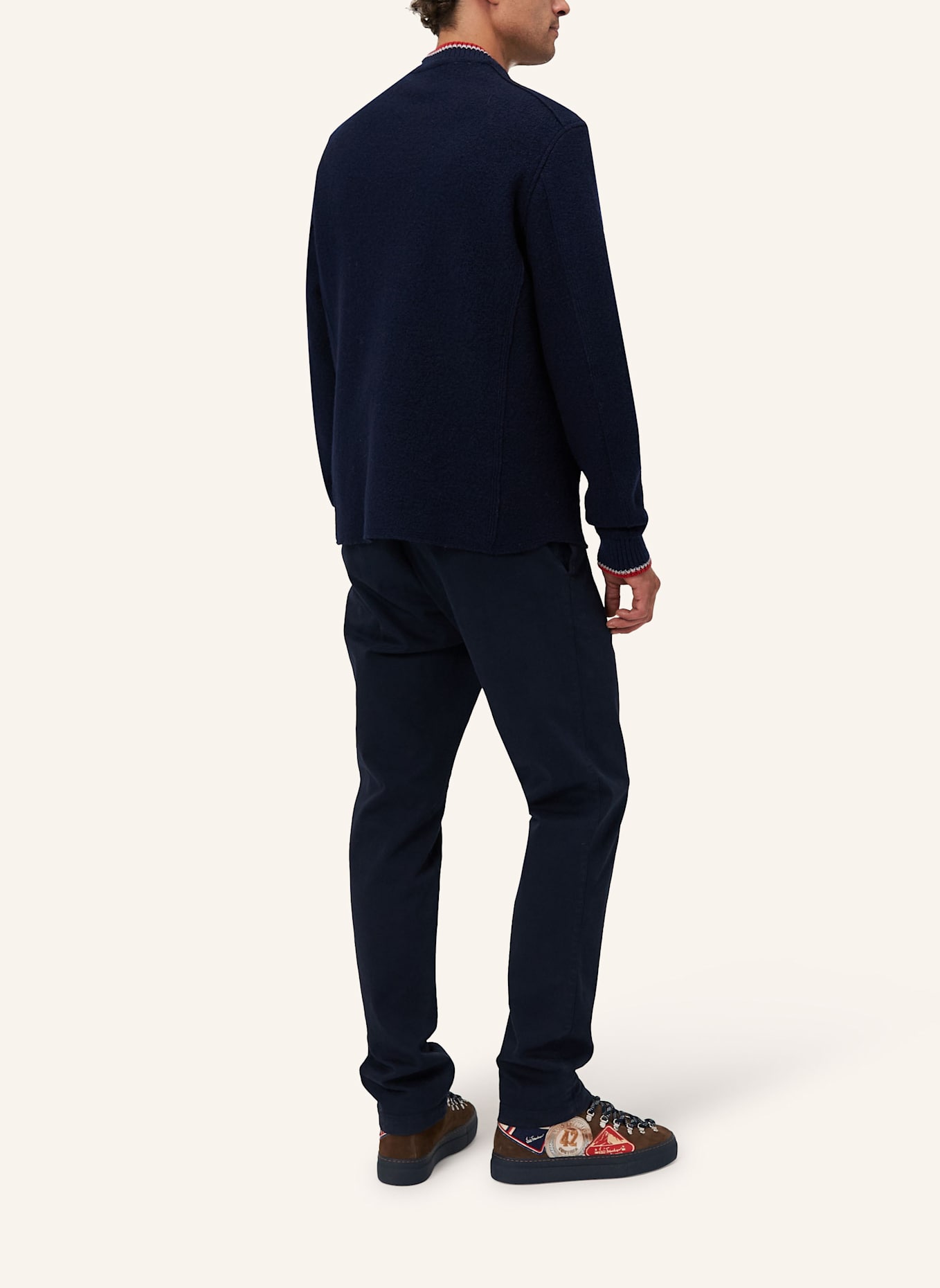 Luis Trenker Overjacket LUSTANLEY: DUNKELBLAU