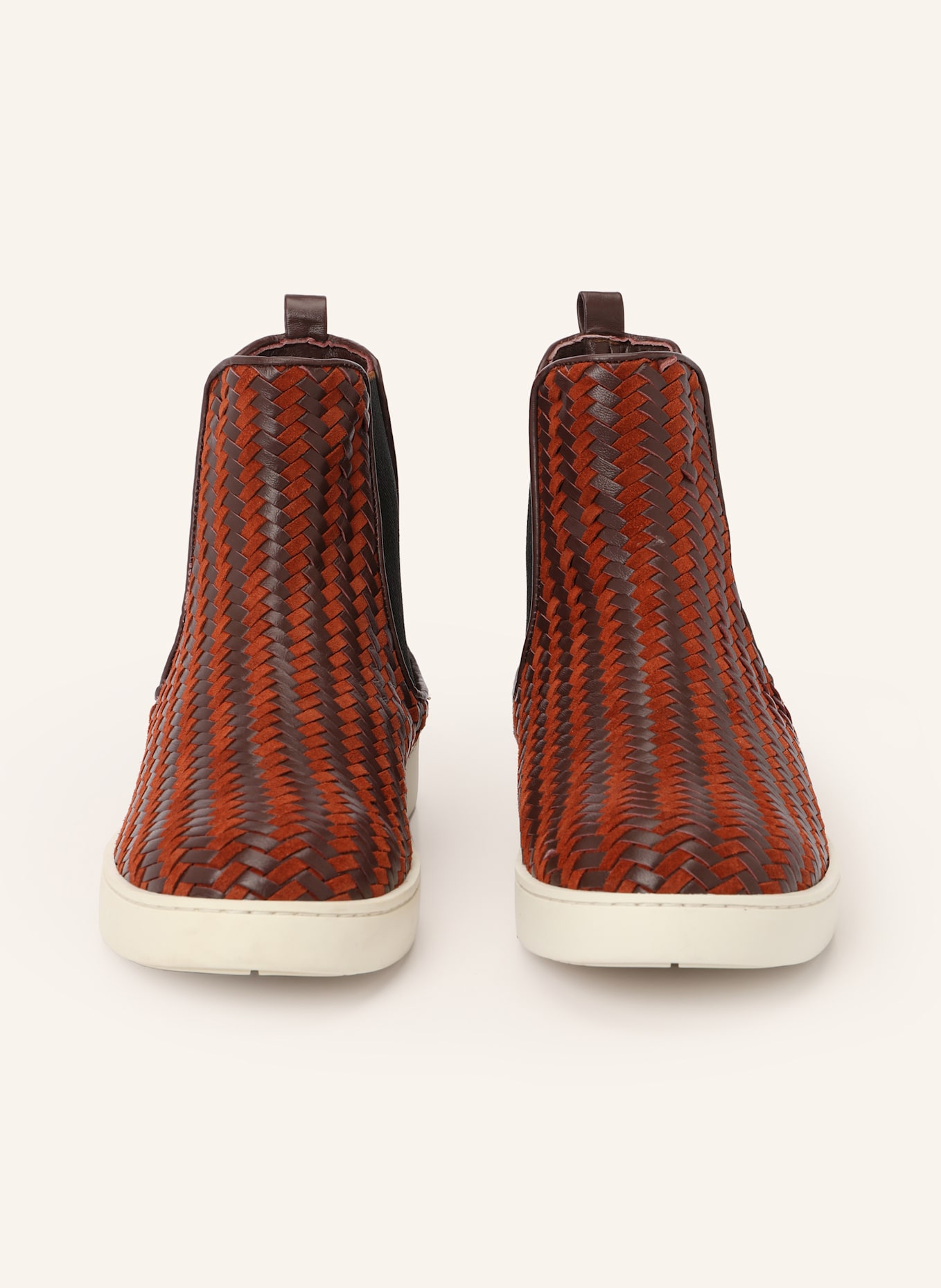 Luis Trenker Boots LUFLORIAN: DUNKELBRAUN/ ROT