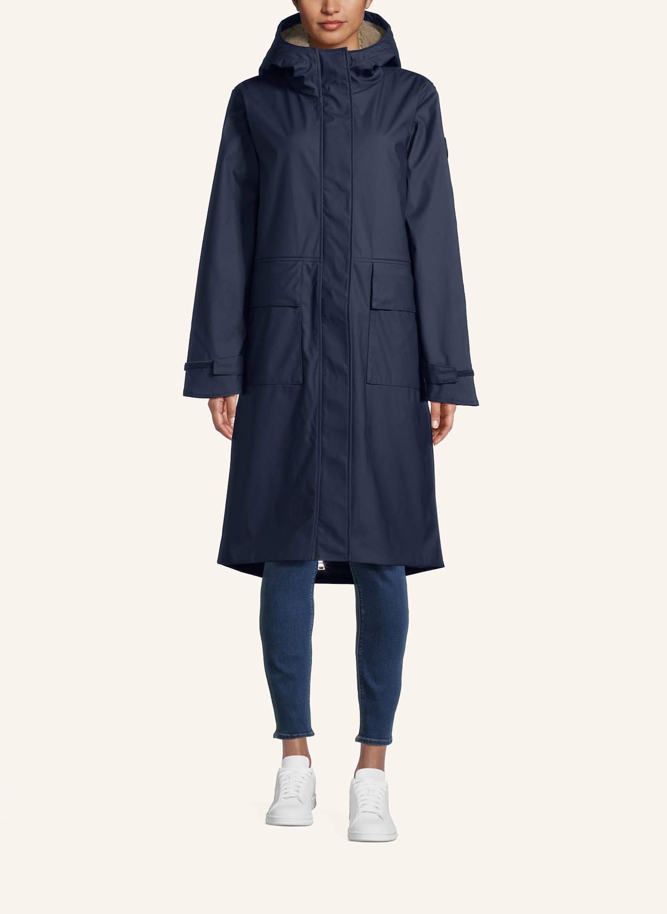 No.1 Como Regenmantel MOLA: DUNKELBLAU