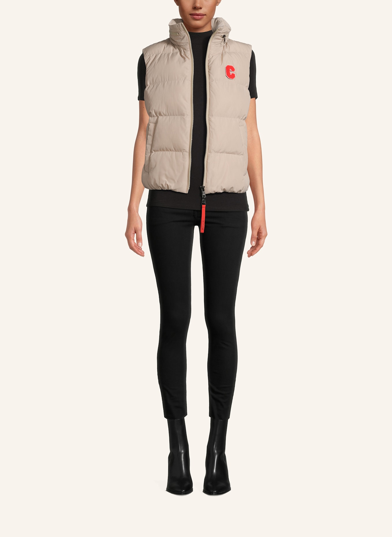 No.1 Como Steppweste CORTINA: BEIGE