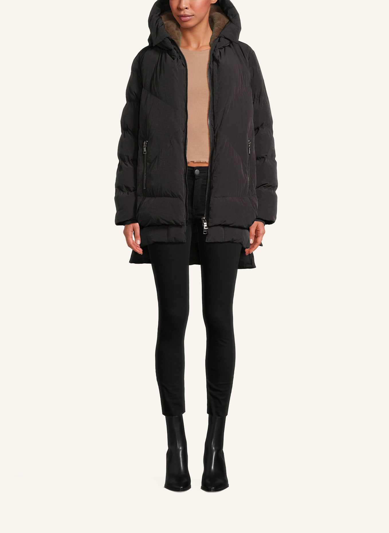 BLONDE No.8 Jacke FROST: SCHWARZ