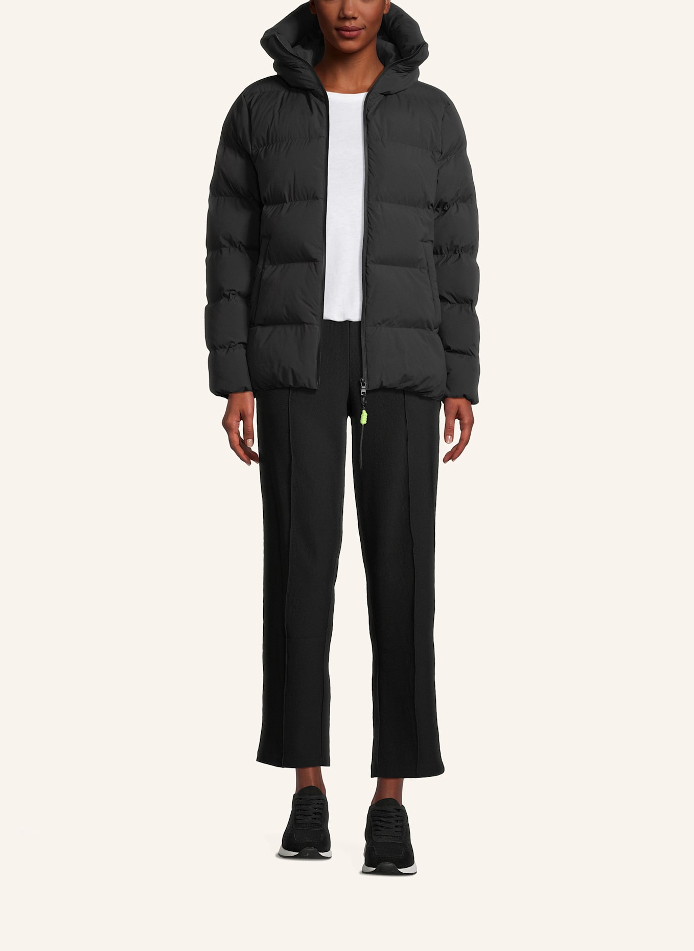 No.1 Como Steppjacke LINDA: SCHWARZ