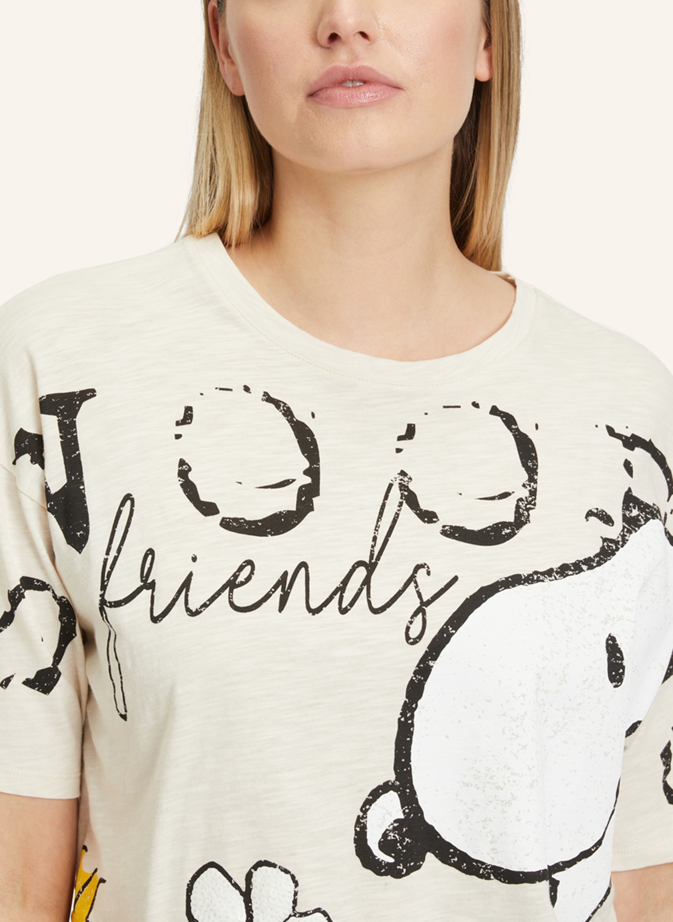 FrogBox T-Shirt mit Pailletten SNOOPY AND FRIEND, Farbe: BEIGE (Bild 3)