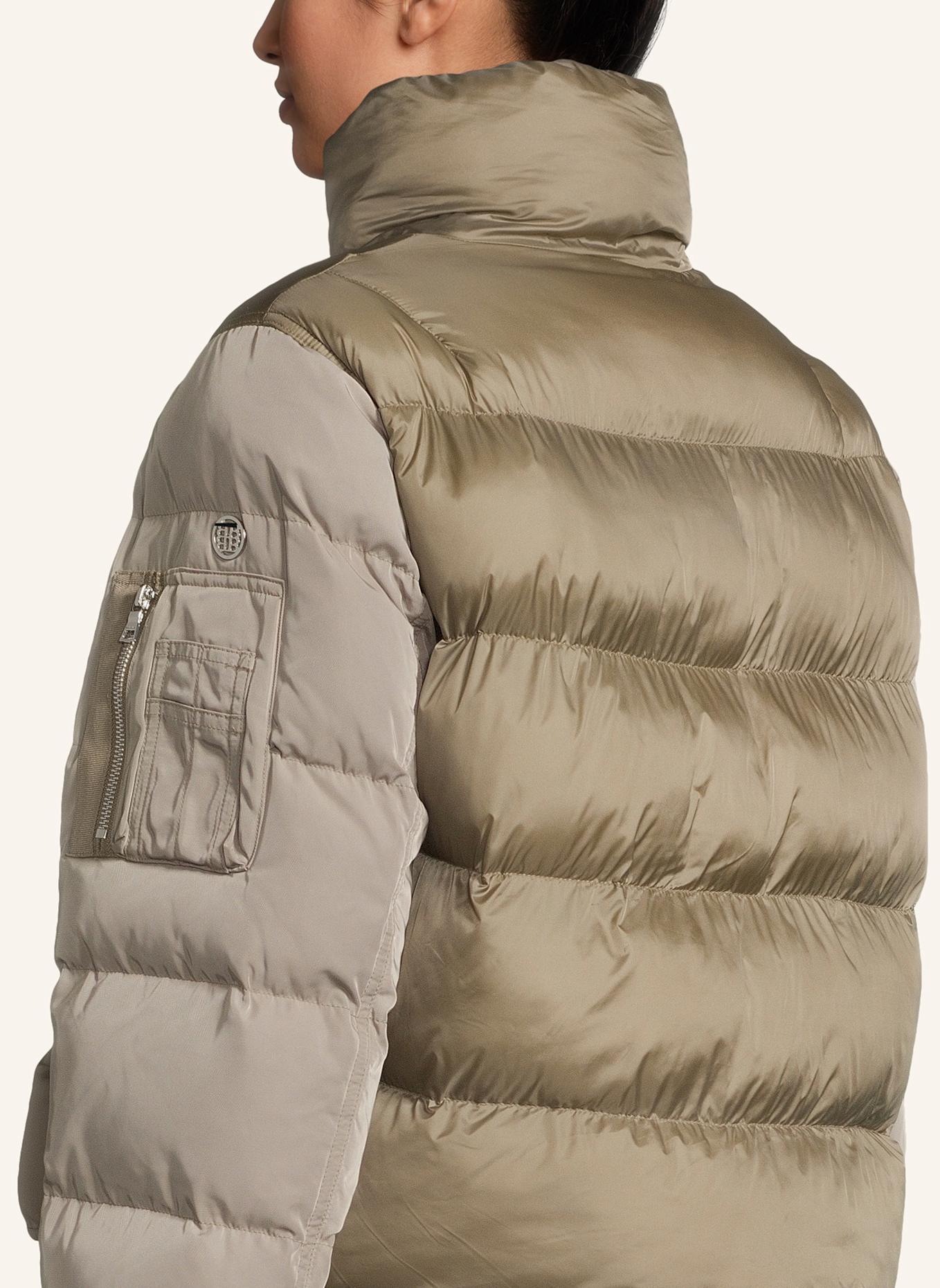 BLONDE No.8 Steppjacke FLAINE im Materialmix: HELLGRÜN