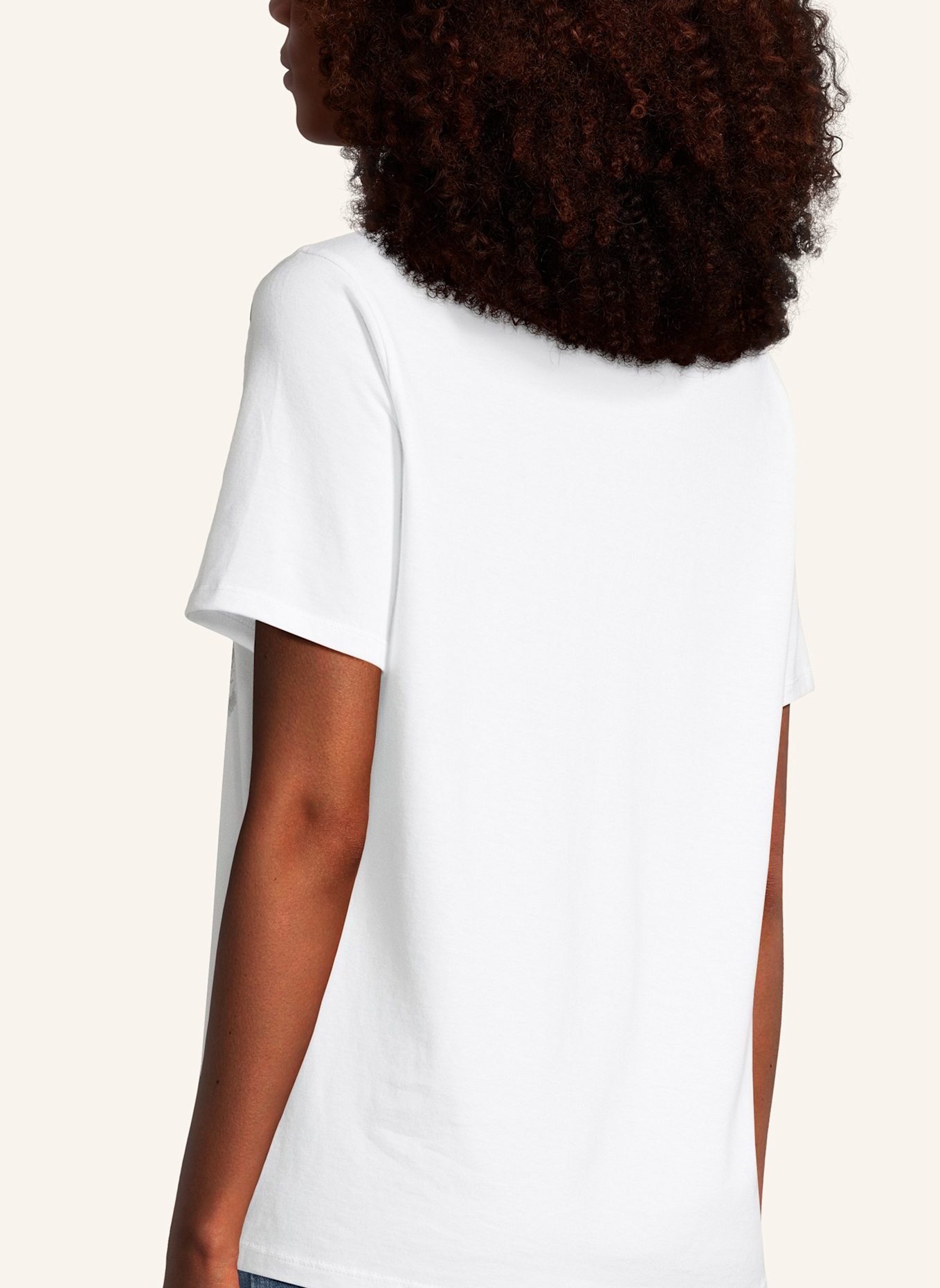 Princess GOES HOLLYWOOD T-Shirt mit Schmucksteinen: WEISS